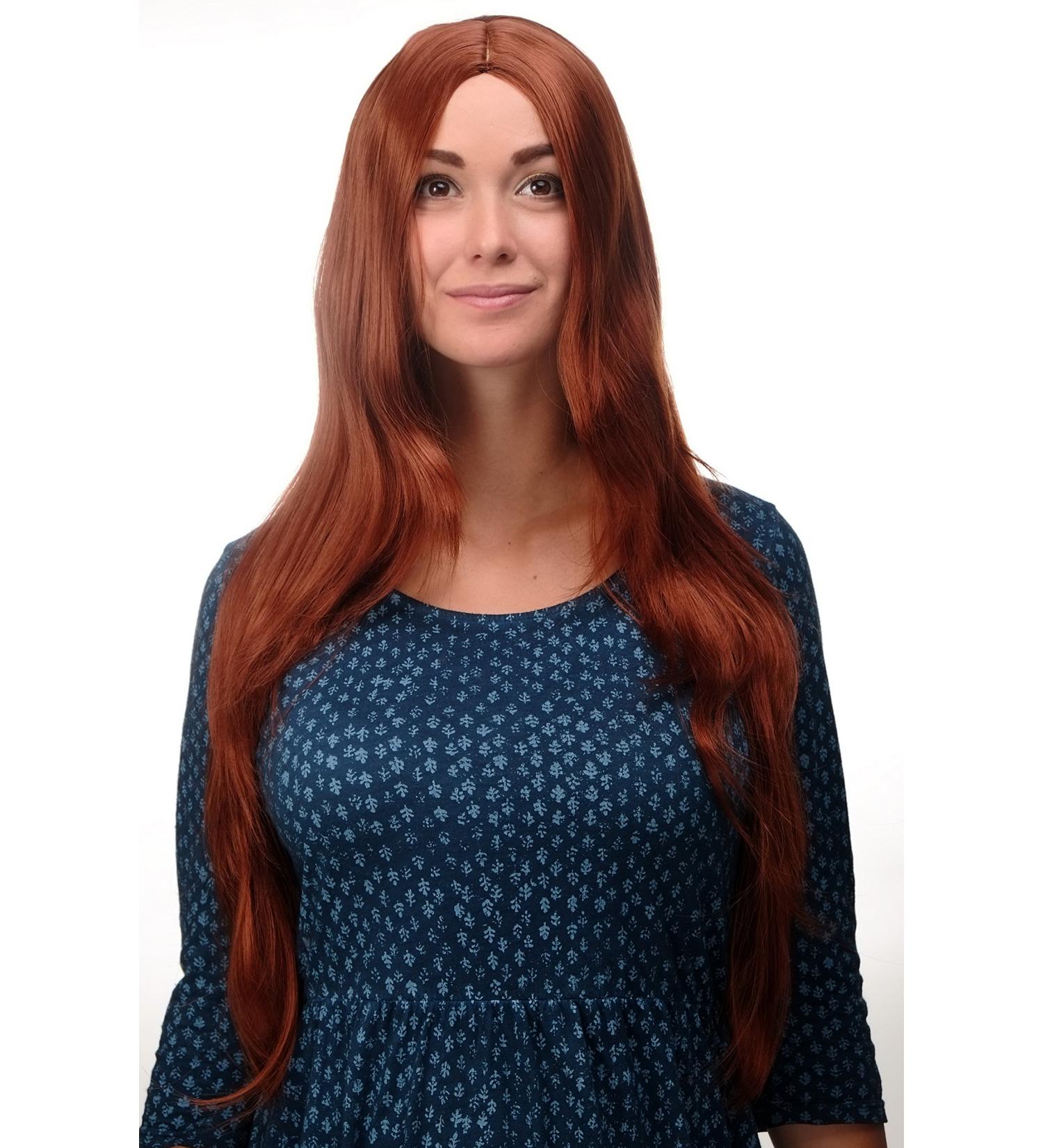 WIG ME UP - Very Long Red Copper Straight Wig 80 cm | Hair Replacement 3217-130 - Buy Online on GoSupps.com