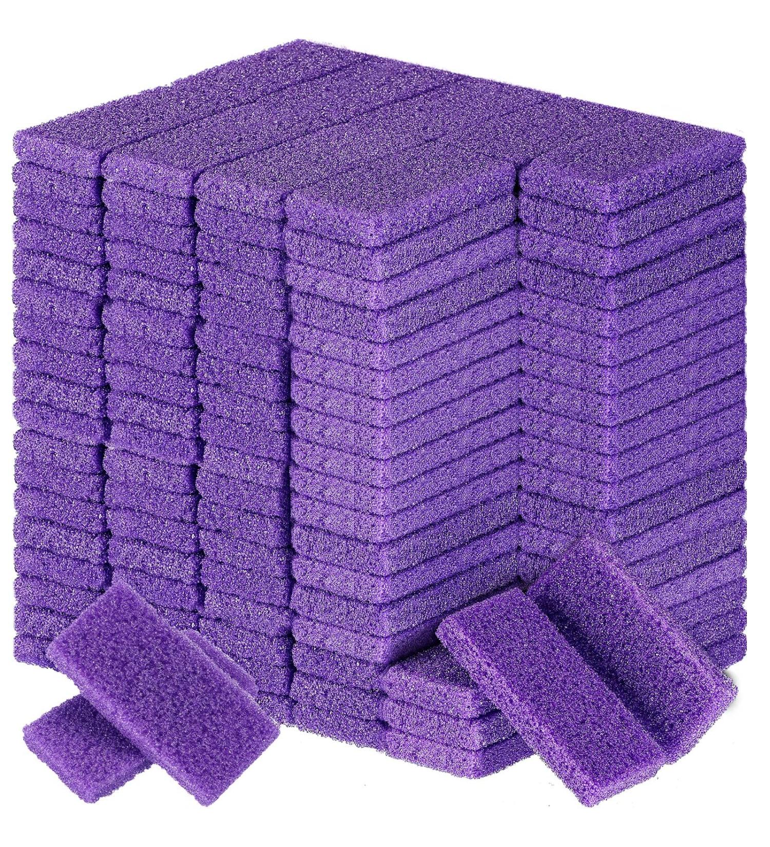 200 Pcs Disposable Pumice Stone for Feet - Pedicure Scrubber Exfoliator Sponge for Callus Remover - Buy Online on GoSupps.com