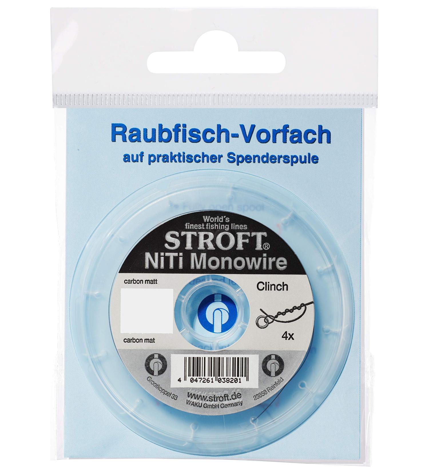 Stroft leader line NiTi Monowire 3m 0.40mm 20.0kg