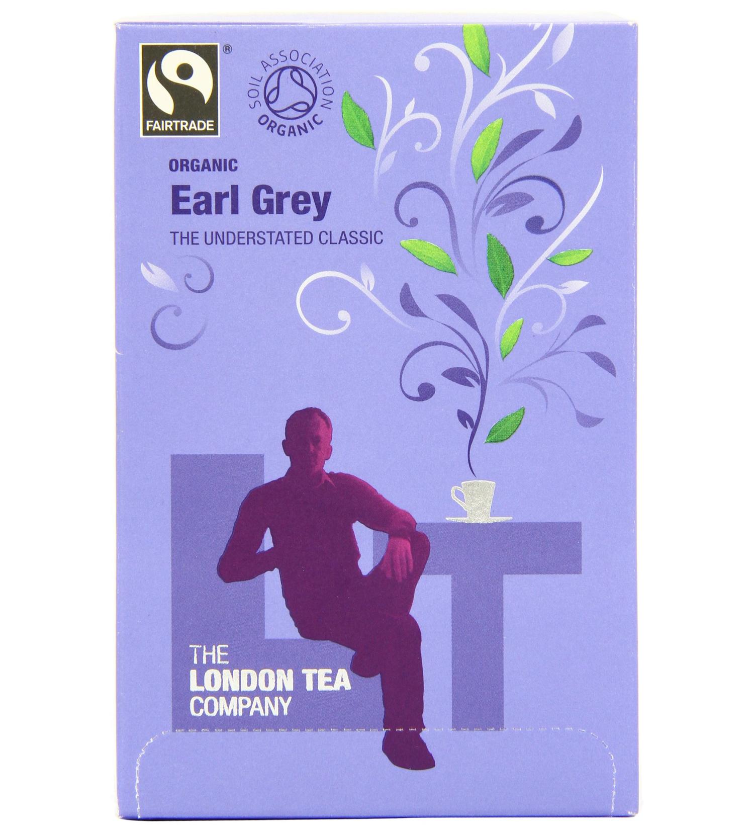 London Tea Organic Earl Grey Teabags 20 bags - Buy Online on GoSupps.com