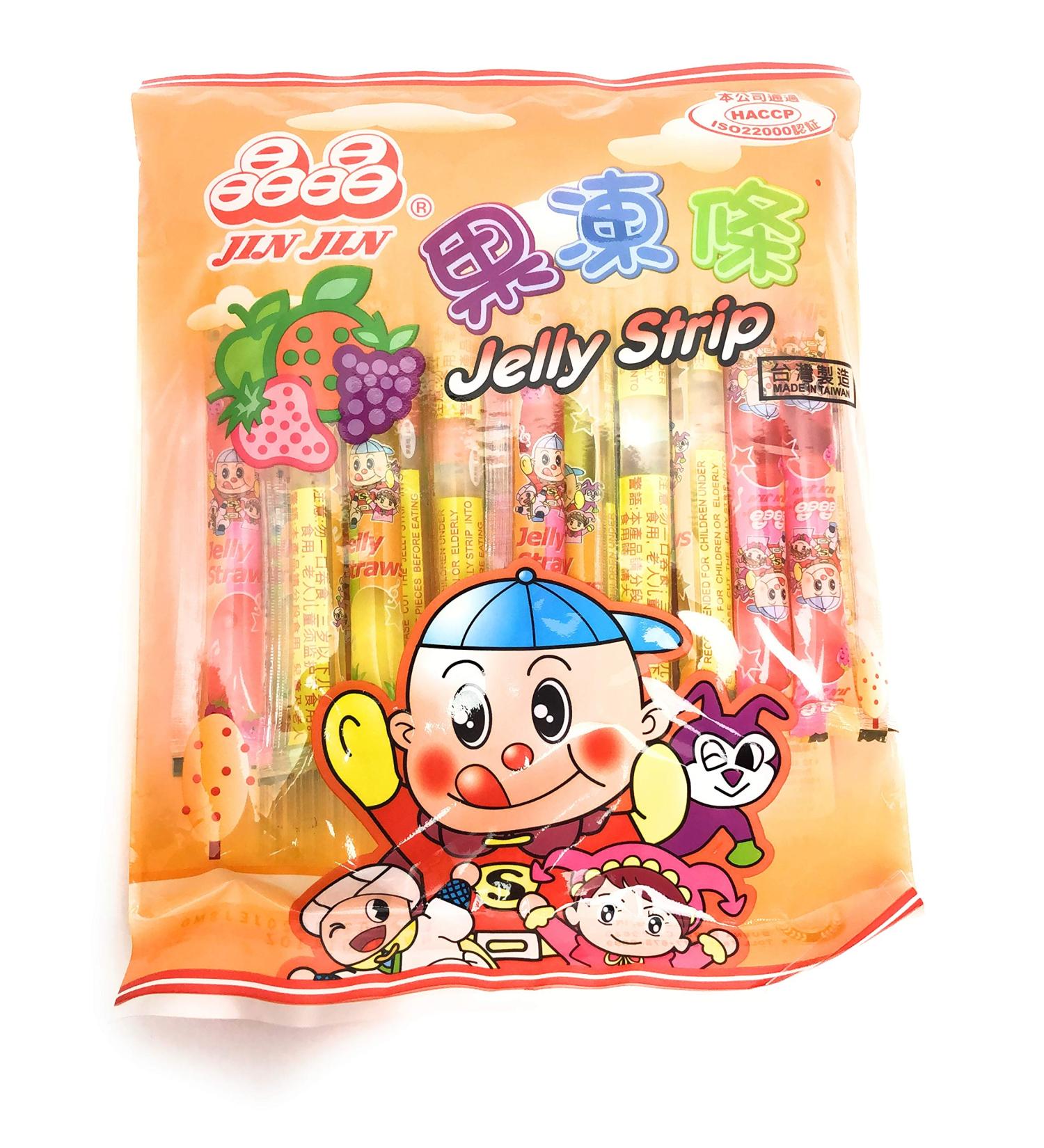 Jin Jin Jelly Strip - Assorted Flavors - 14.1 Oz - Pack of 1 - Buy Online on GoSupps.com