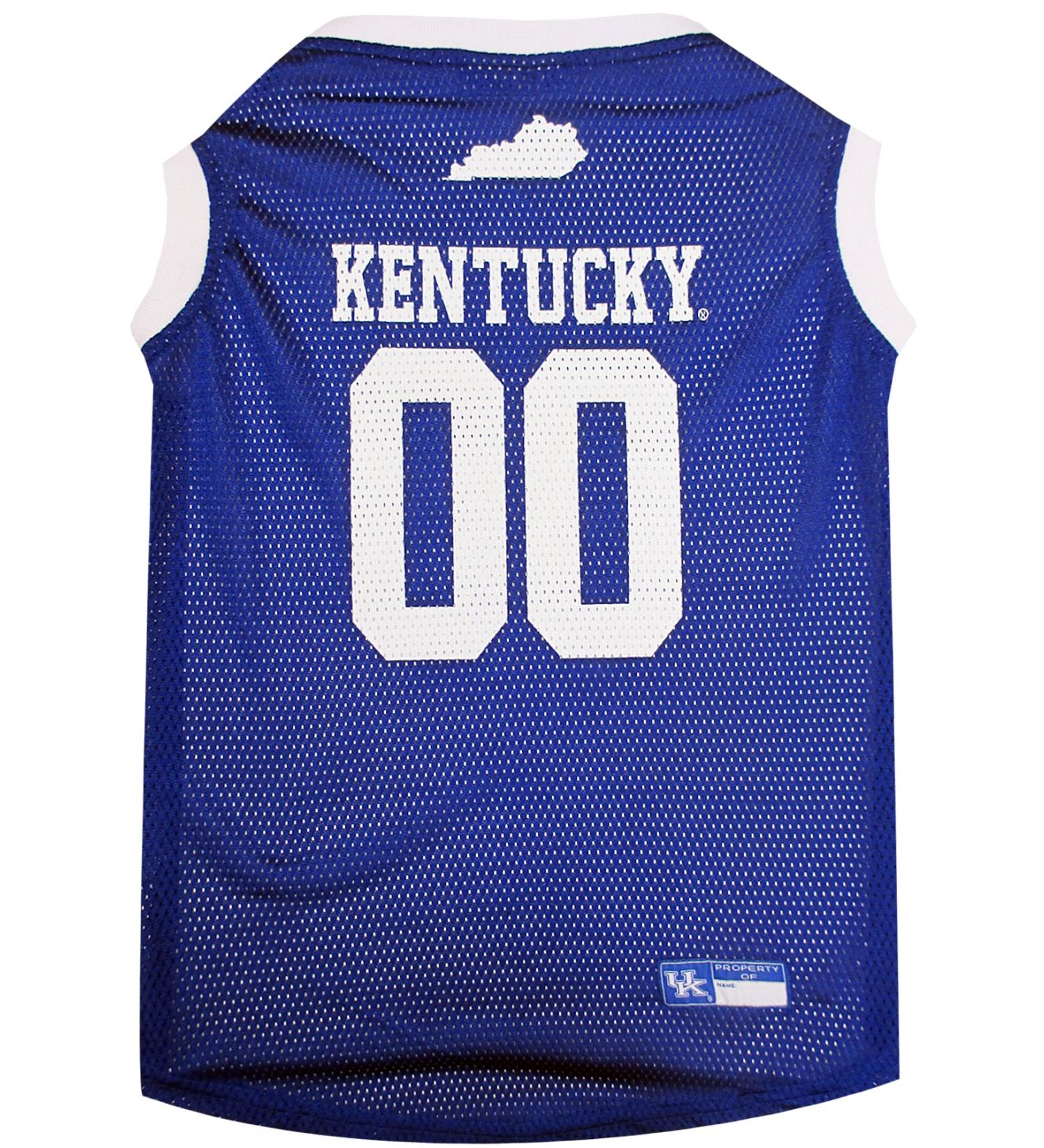 Pets First NCAA Kentucky Wildcats Basketball Dog Jersey - Large | Officially Licensed Pet Apparel - Buy Online on GoSupps.com
