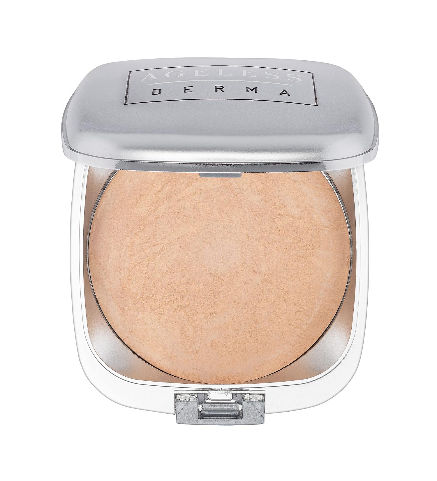 Ageless Derma Mineral Baked Foundation | Vegan, Paraben, Gluten, Cruelty-Free Powder Makeup (Dover Beige) - Buy Online on GoSupps.com