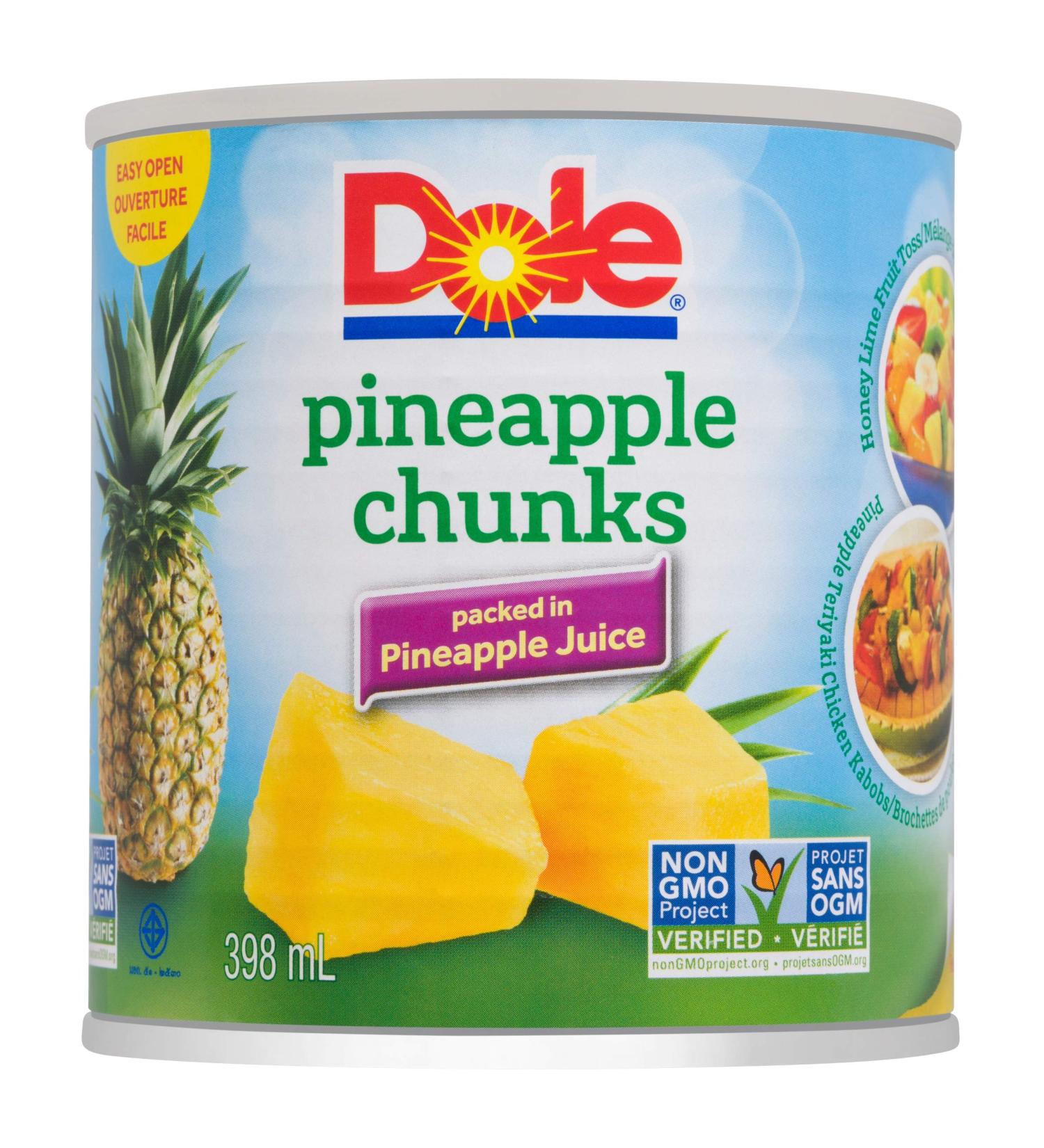 Dole Pineapple Chunks 398 ml/13.5 oz - Imported from Canada - Buy Online on GoSupps.com