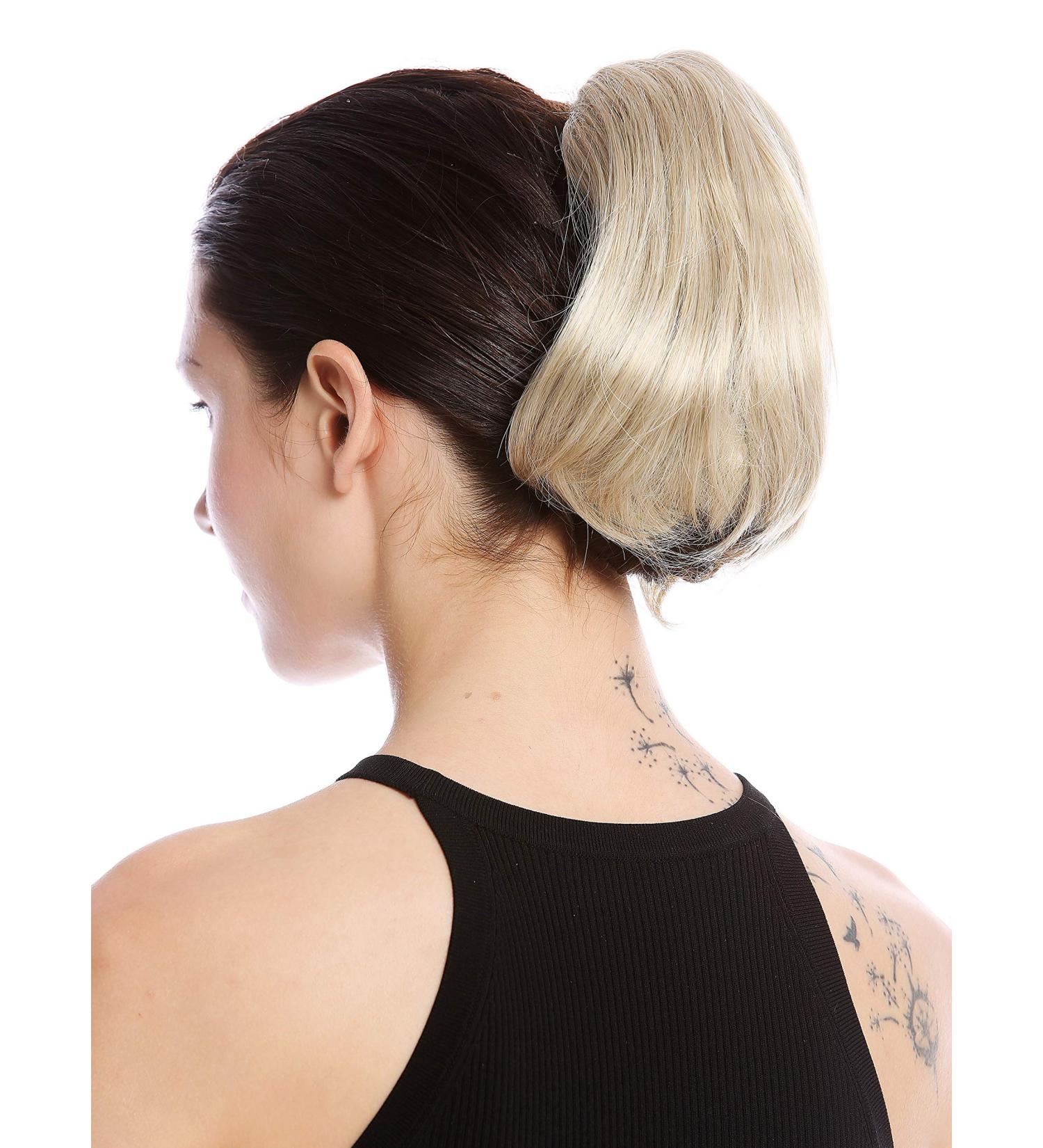 WIG ME UP N869-V-22 Light Blonde Braid Ponytail Hairpiece - Short Straight 20 cm International Shipping - Buy Online on GoSupps.com