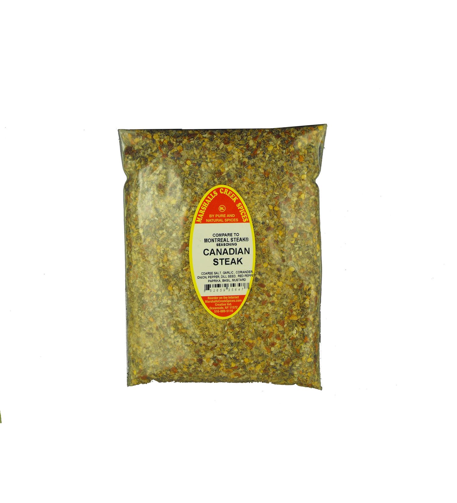 Marshalls Creek Spices Marshalls Creek Kosher Spices Canadian Steak Seasoning Refill 15 Oz (Compare To Montreal Seasoning ) 15 ounces Pepper 15 ounces (Pack of 1)