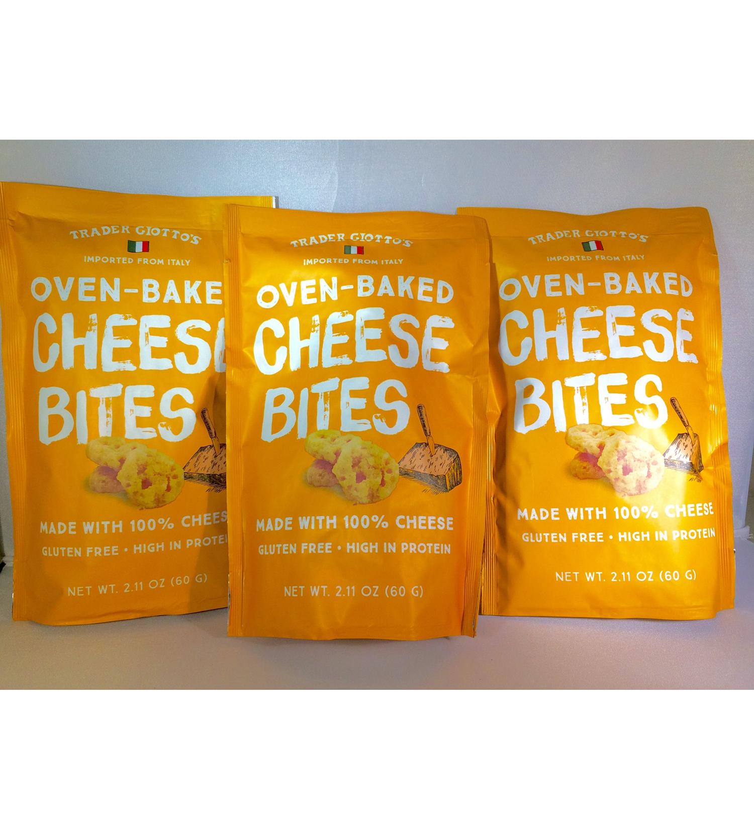 Trader Joe's Trader Giotto's Oven-Baked Low Carb Gluten-Free Cheese Bites - 6.33 Ounce (3-pack) - Buy Online on GoSupps.com