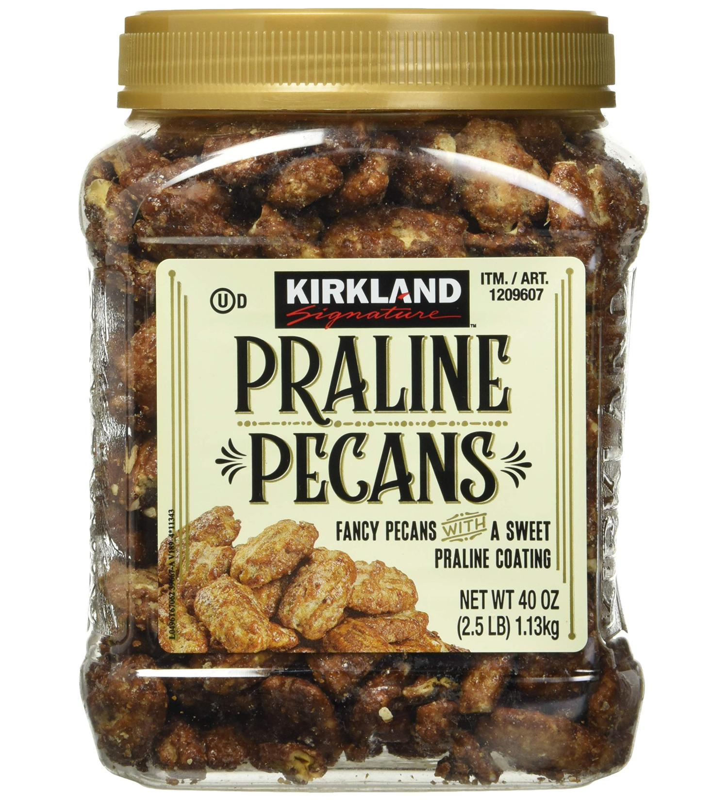 KIRKLAND SIGNATURE Praline Pecans 2.5lb - Delicious Praline Flavor - 2.5 Pound Pack - High Quality Snack - Buy Online on GoSupps.com