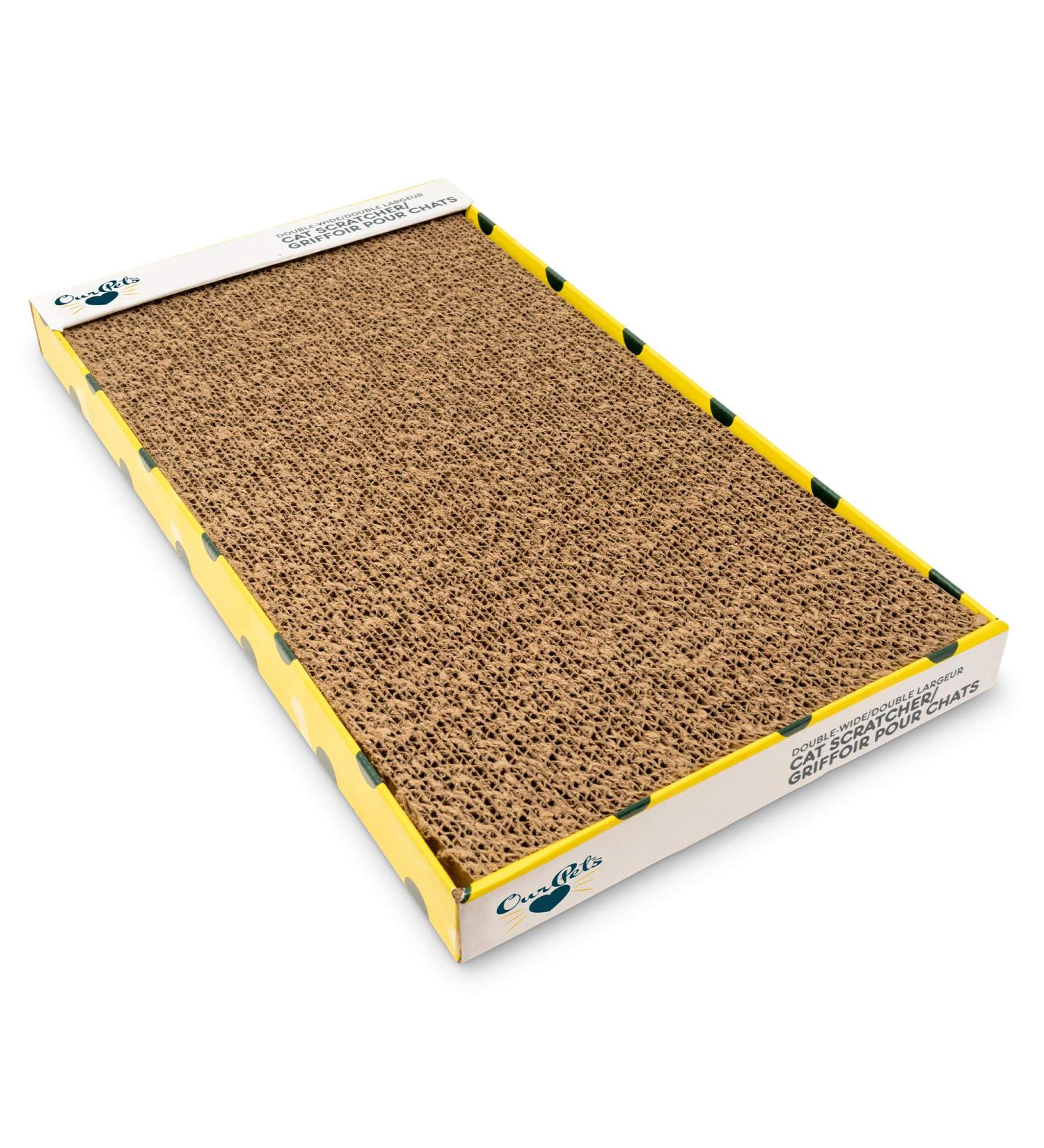 OurPets Wave Curved Catnip Cat Scratcher | Cat Toys for Indoor Cats | Interactive Catnip Toys | Cosmic Catnip Included | Cat Gifts - Buy Online on GoSupps.com