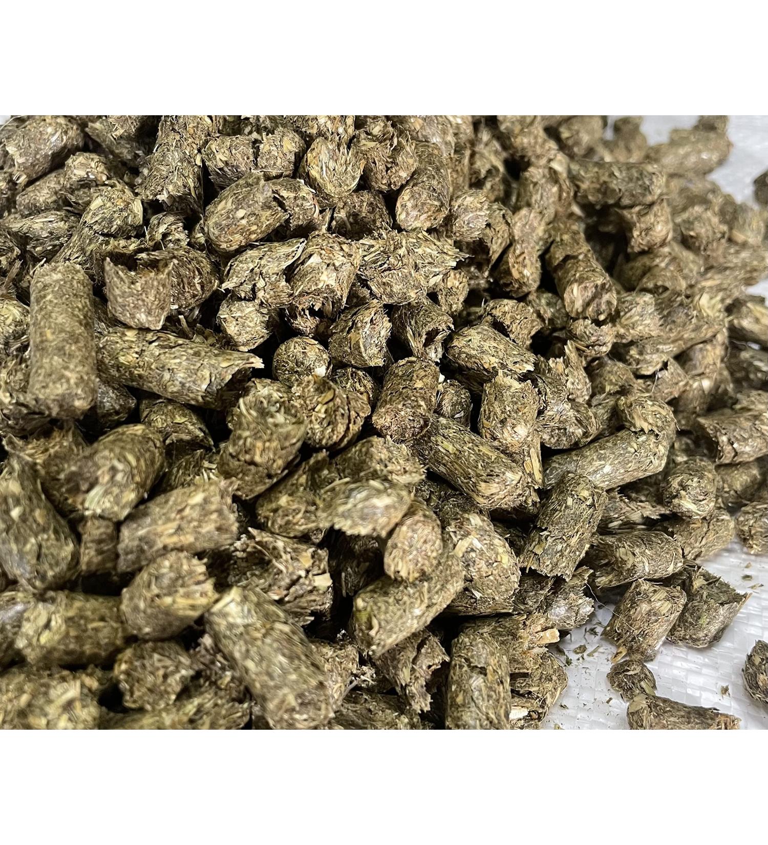 OrganicPearl hay pellets | Semi-solid pressed in jute bag 8mm 4kg