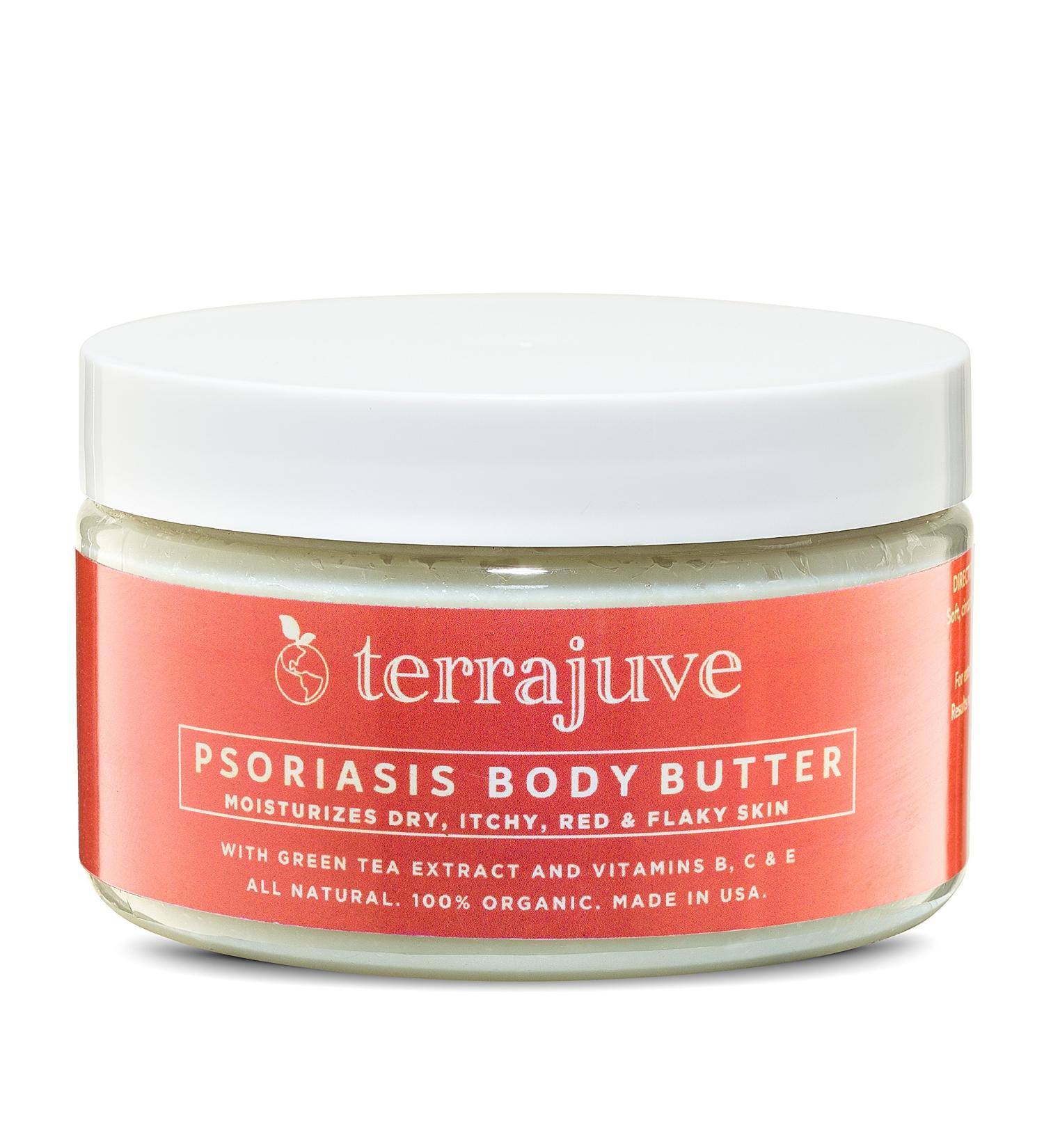 Terrajuve Psoriasis Treatment Cream: Natural Soothing Lotion for Dry, Itchy Skin - Organic, Safe for Baby - Made in USA - Buy Online on GoSupps.com
