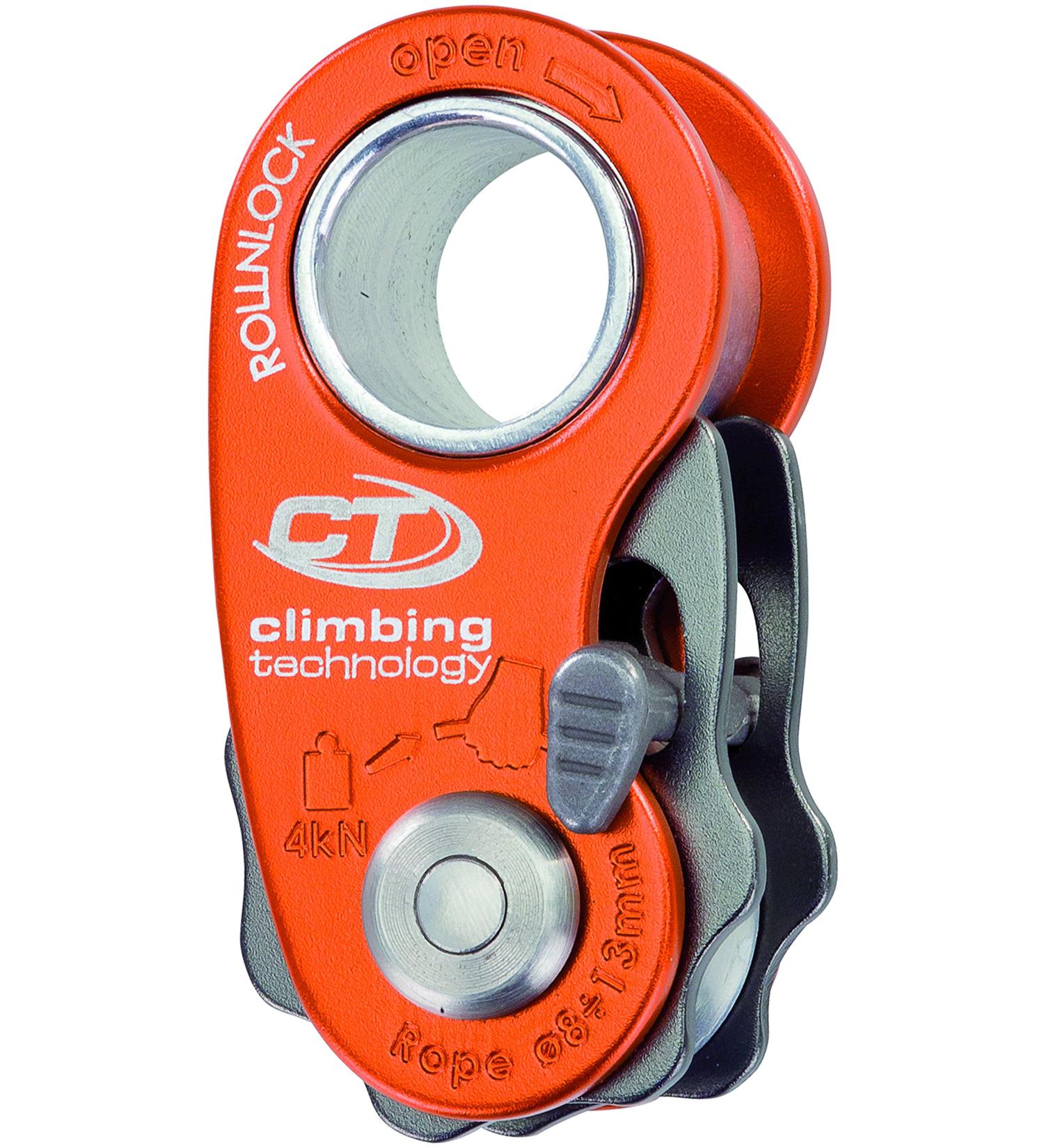Climbing Technology RollnLock Pulley  Orange  One Size - Buy Online on GoSupps.com