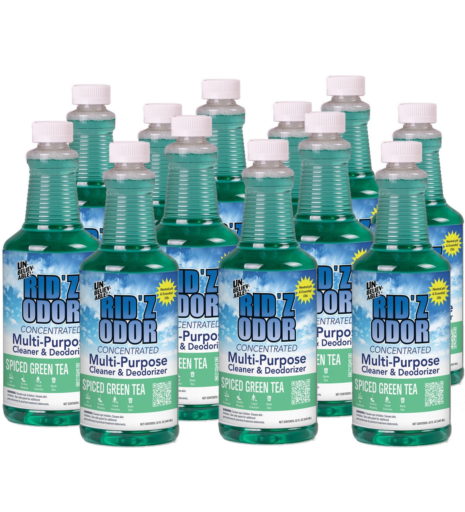 RID Z ODOR SUPER CONCENTRATE- SPICED GREEN TEA CASE OF 12-32 OZ BOTTLES - Buy Online on GoSupps.com