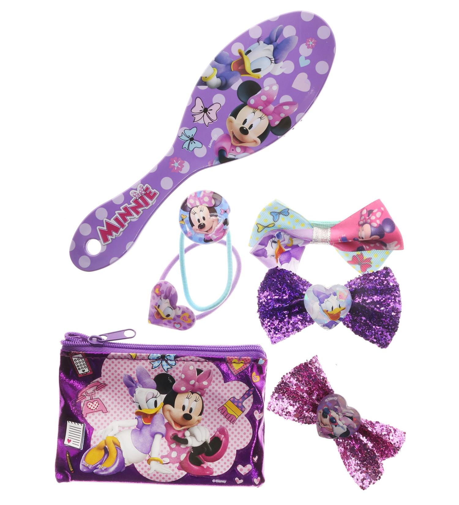 TownleyGirl Minnie Mouse Hair Set - Hair Brush, Bows, Clips | 7 CT - Buy Online on GoSupps.com