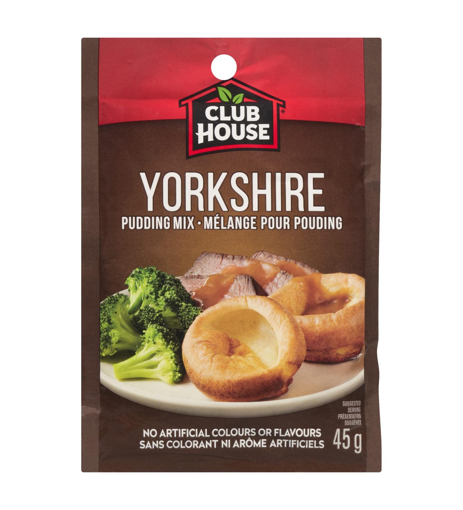 Club House Dry Sauce/Seasoning/Marinade Mix Yorkshire Pudding 45g Case Pack 12 Count - Buy Online on GoSupps.com