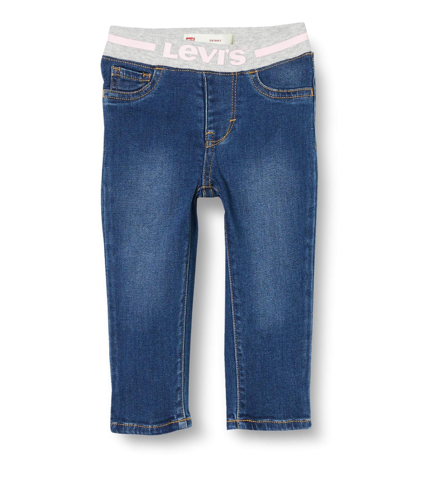 Levi's Kids Pull on Skinny Jean Baby Girls 6 Months - West Third/Pink - Buy Online on GoSupps.com