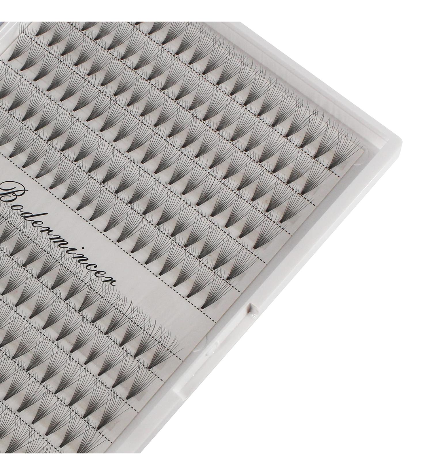 12 Rows Dedila Large Tray - 10D Premade Volume Eyelash Extensions | 0.07mm D Curl | Natural Long Individual False Lashes (10-18mm - Buy Online on GoSupps.com