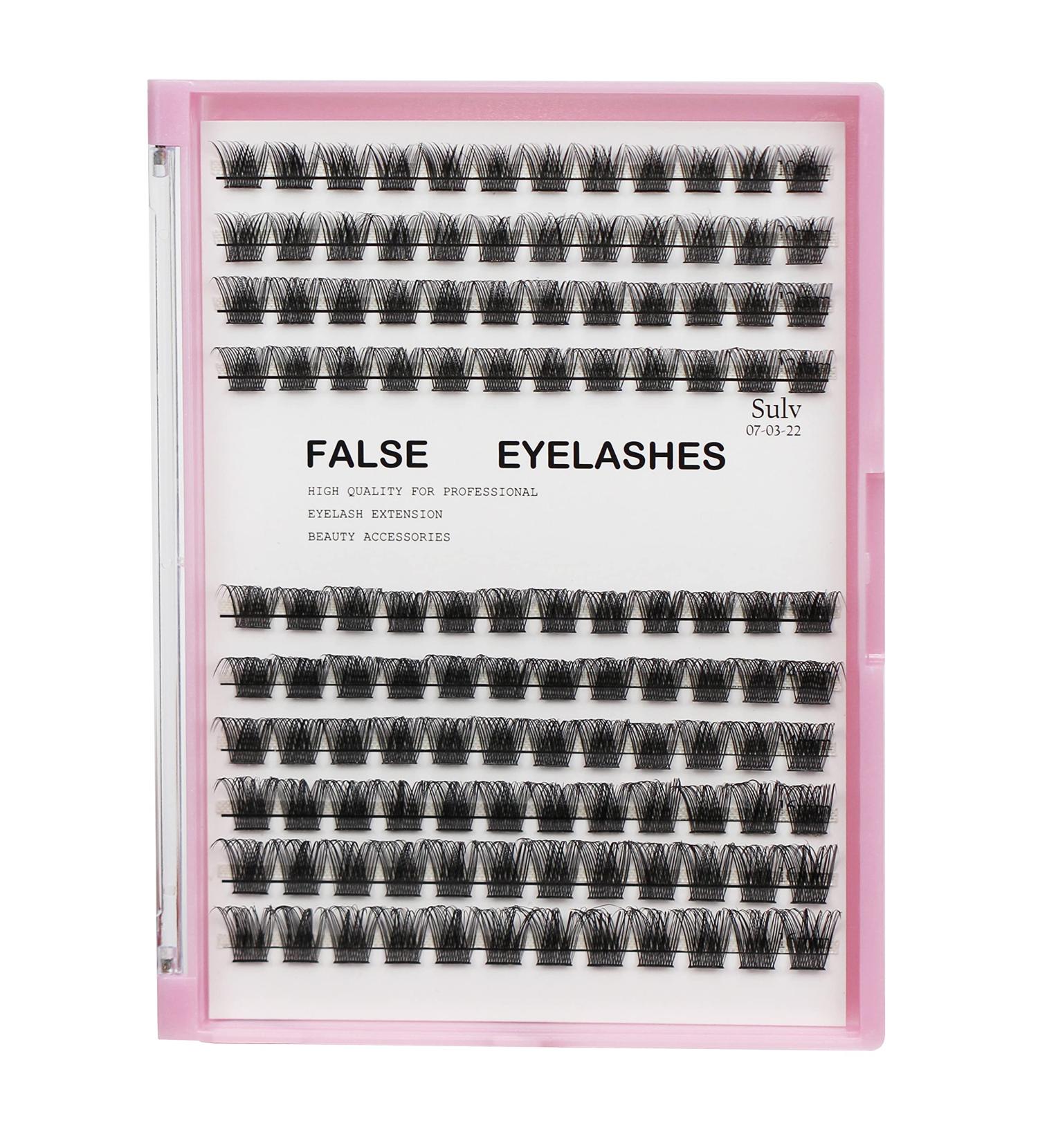 120 Pcs Grafting Handmade Eyelash Clusters - D Curl 0.07mm Thickness for 3D Volume & Natural DIY Extensions - Sulv - Buy Online on GoSupps.com