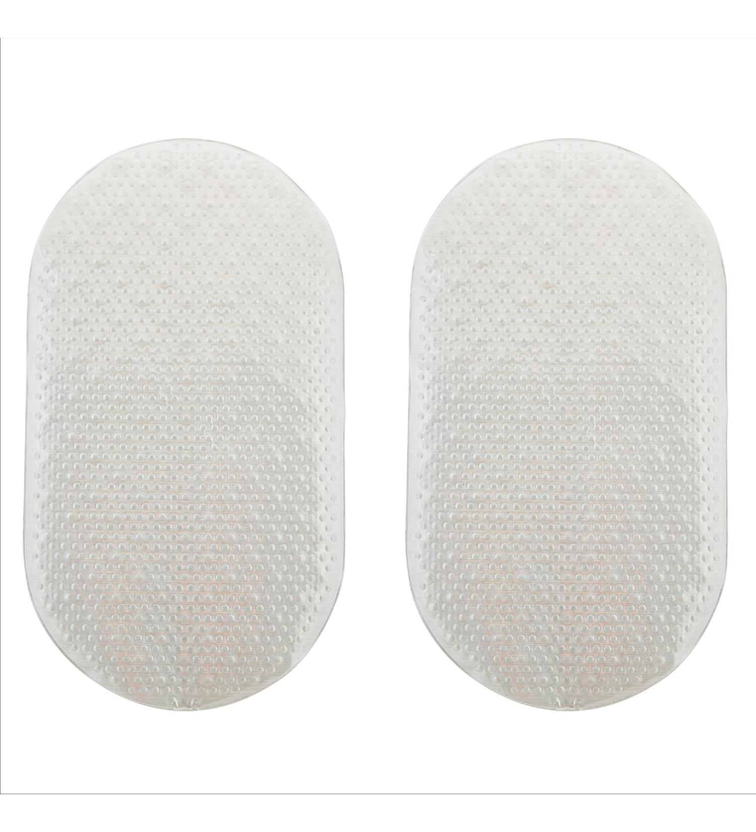 Bath Bliss 2 Pack Shower Tub Mat | Anti-Slip & Safe Design | Suction Cup Base | Drain Holes | Holographic Finish - Buy Online on GoSupps.com