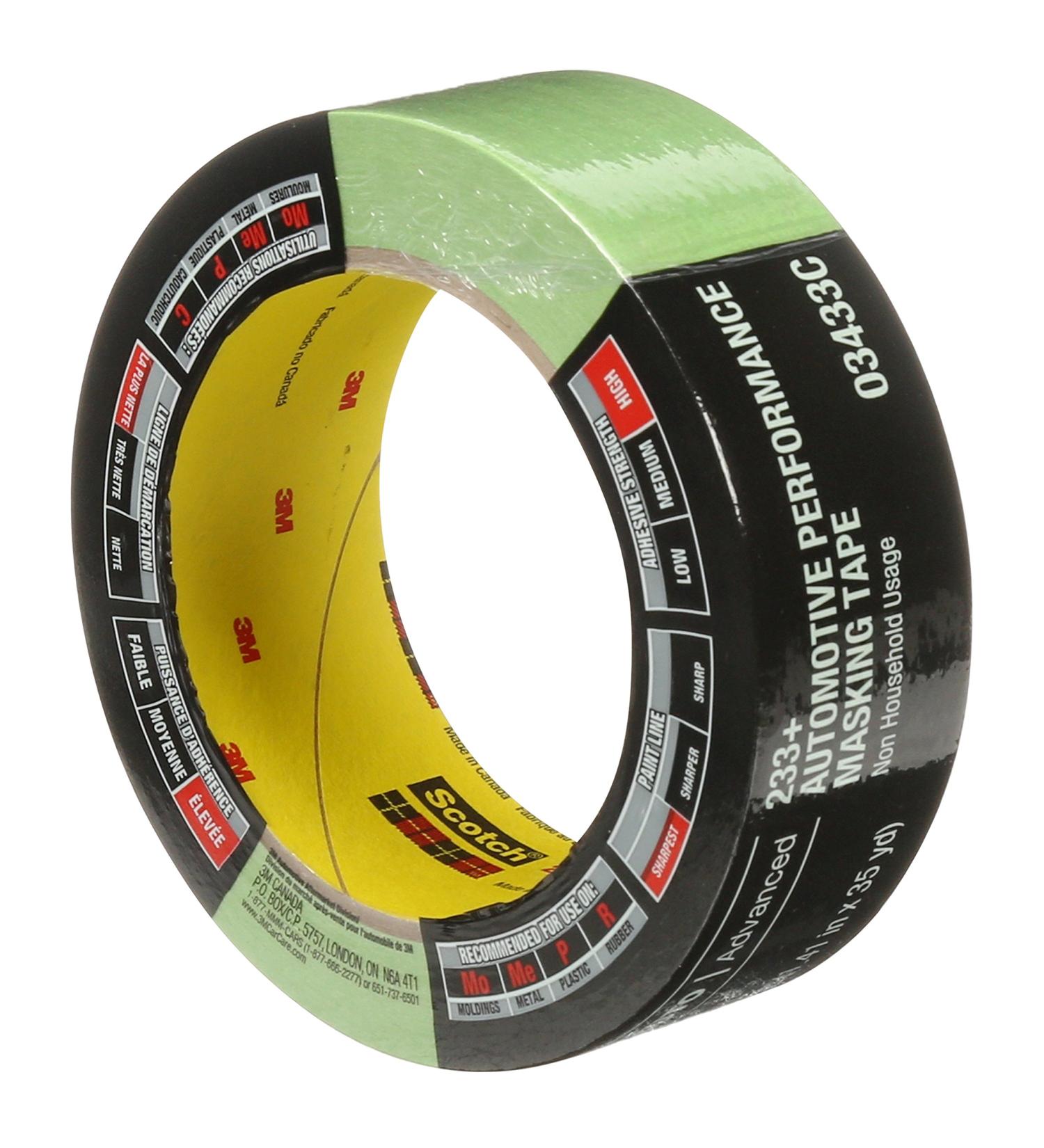 3M Automotive Refinish Masking Tape  06654  36 mm x 55 m  1 Roll Green 36 mm x 55 m - Buy Online on GoSupps.com