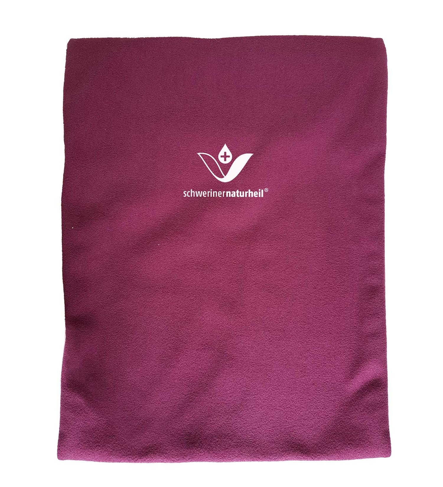 Moor Heat Pad 28x38 cm with Fleece Cover - Blackberry | Hot Water Bottle & Heating Pad for Pain Relief - Buy Online on GoSupps.com