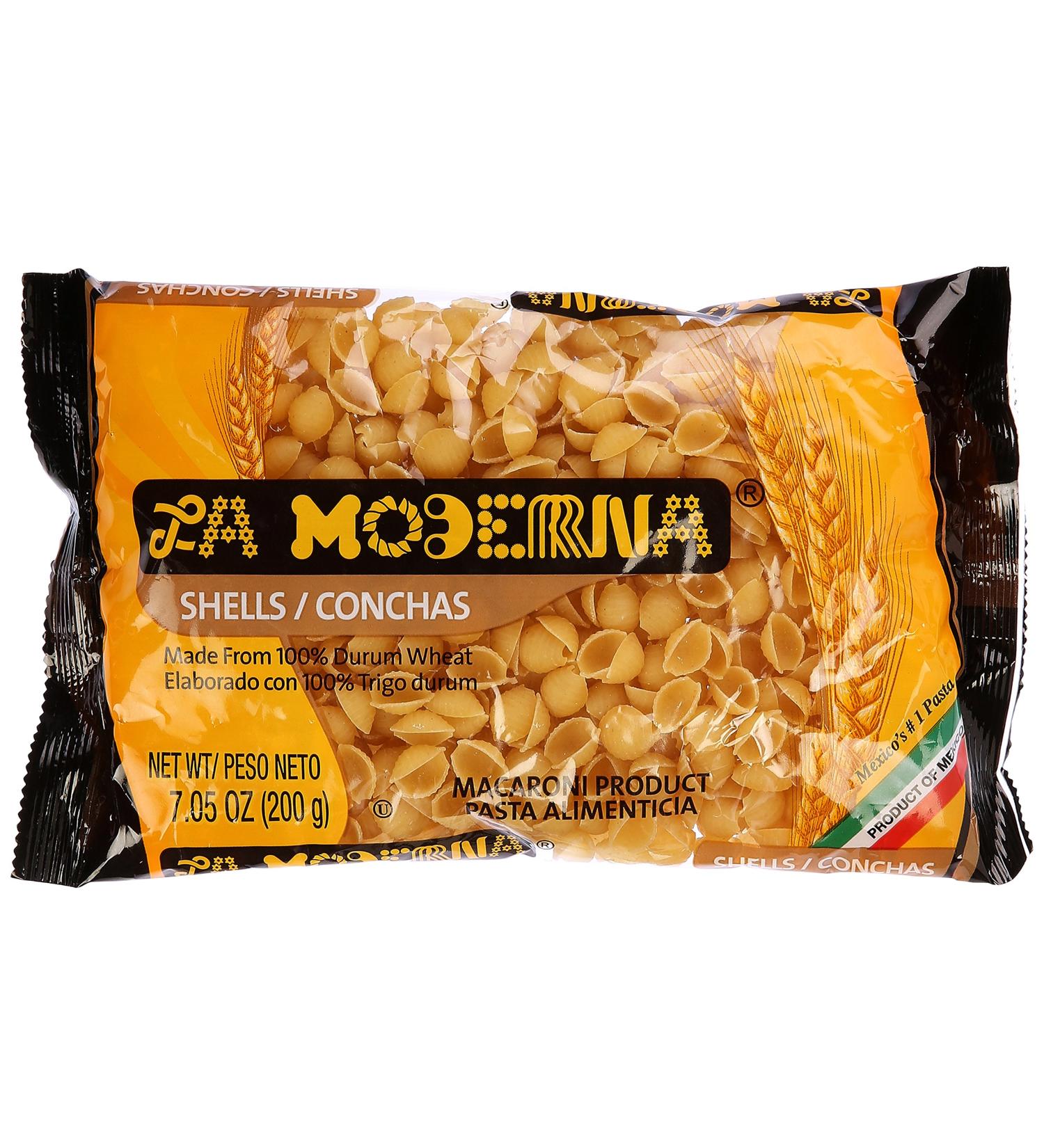 La Moderna Macaroni Shells 7.05 oz - Authentic Italian Pasta - Buy Online on GoSupps.com
