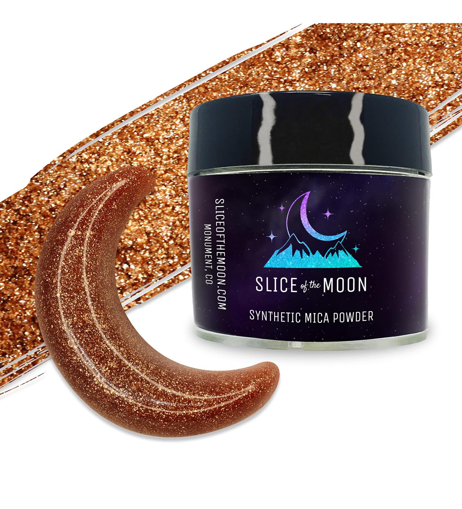 Shimmer Bronze Mica Powder - Skin Safe Pigment for Epoxy Resin, Body Butter, Lip Gloss, Candle & Soap Dye - 0.42oz - Buy Online on GoSupps.com