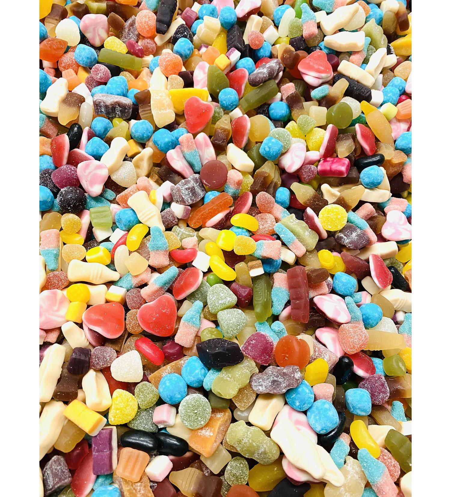 Pick and Mix Favourites - 500g Resealable Pouch - Cola Bottles - Bon Bons - Jelly Babies - Jelly Beans - dolly mixture - Dew Drops and More