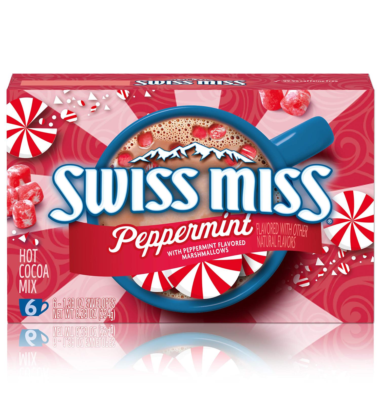 Swiss Miss Peppermint Flavor Hot Cocoa Mix  1.38 oz 6 ct - Buy Online on GoSupps.com