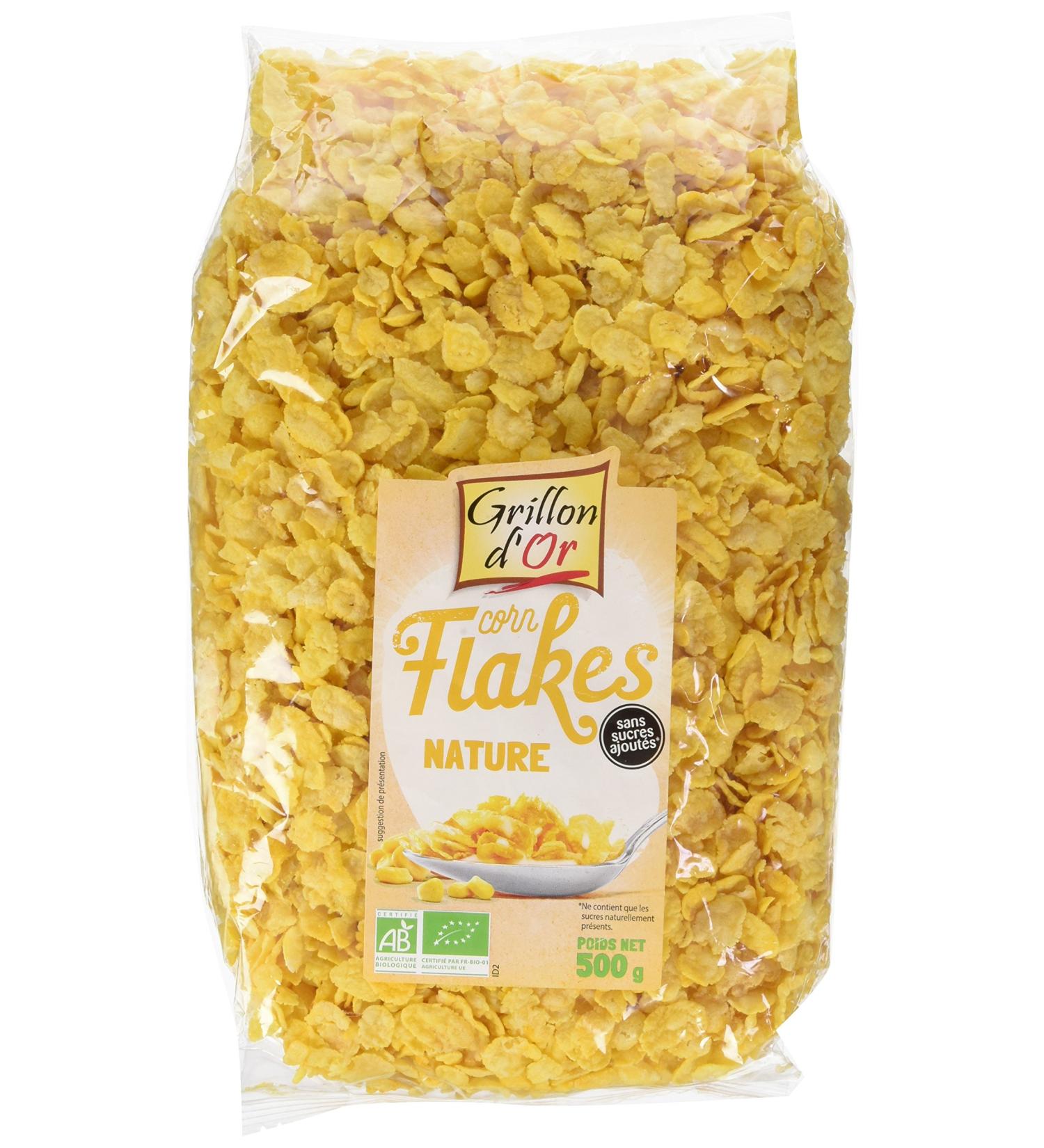 Golden Cricket Corn Flakes Nature ORGANIC - 500g - Buy Online on GoSupps.com