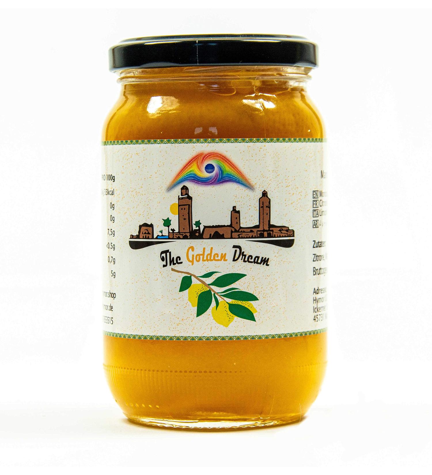 Hymor Moroccan Salted Lemons - 5x250g Glass Pack | Vegan Gluten-Free Pickled Lemons for Tajine Couscous Fish & Risotto - Buy Online on GoSupps.com