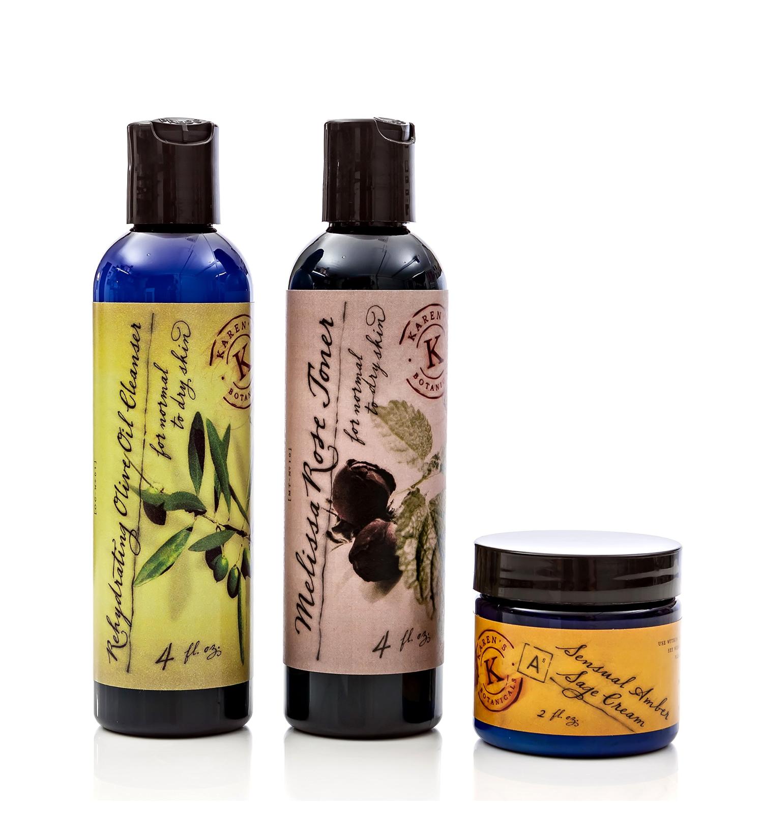 123 Facial Care Kit - Dry to Sensitive Skin (A $47.50 Value)