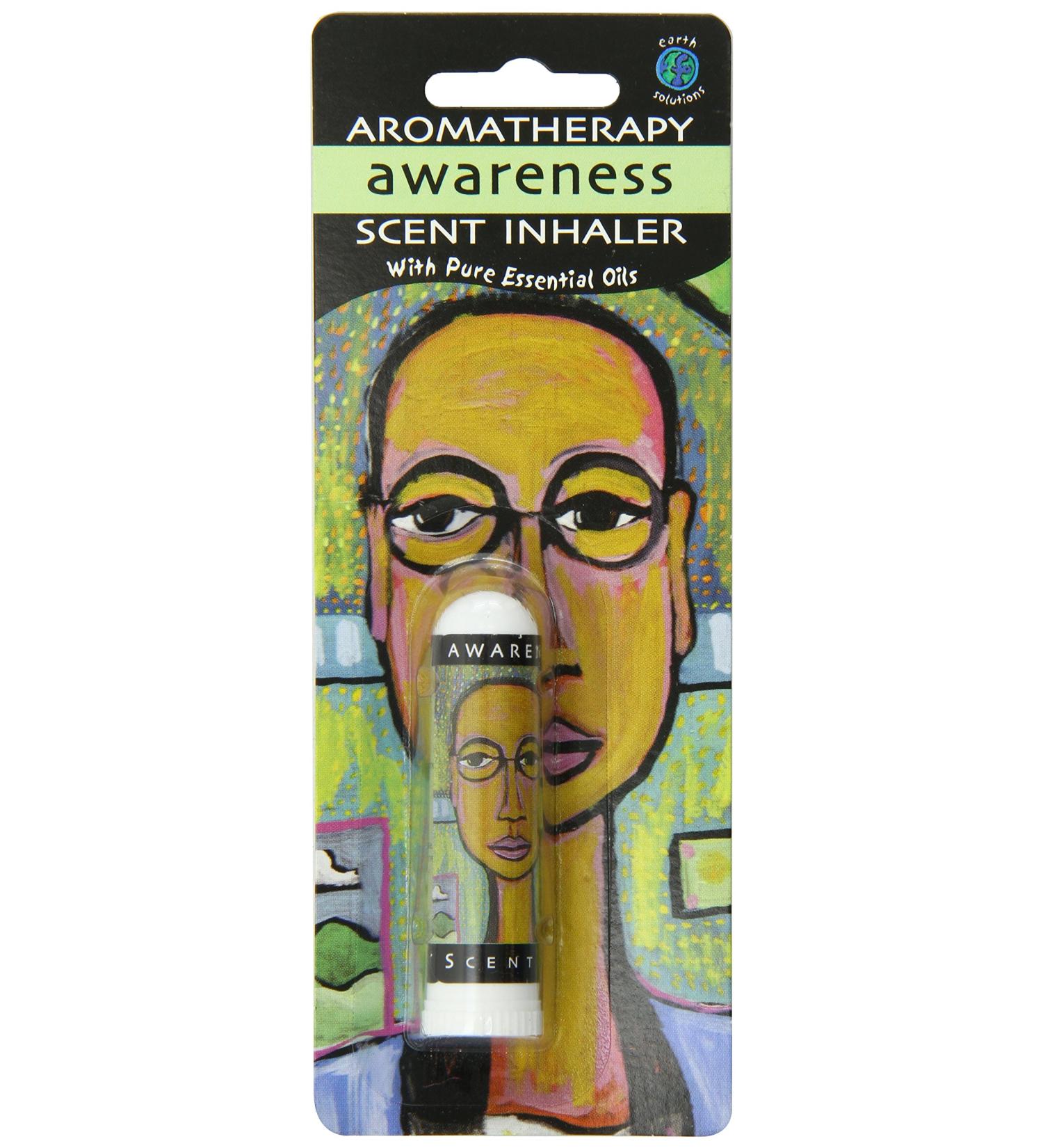 Earth Solutions Awareness Scent Inhaler - Natural Aromatherapy for Mental Clarity - Buy Online on GoSupps.com
