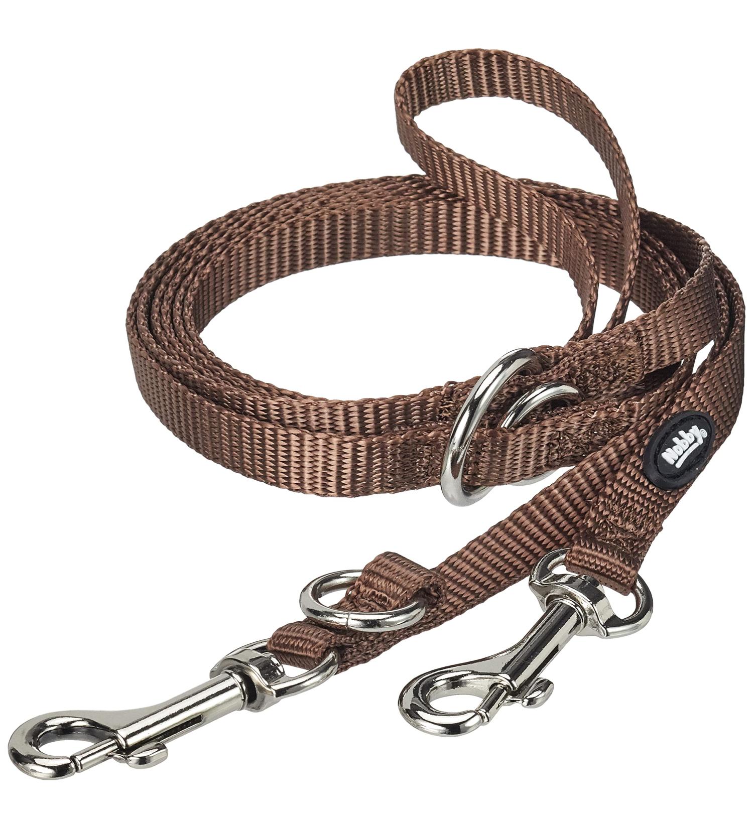 Nobby Classic Leash - Brown 200 cm x 10 mm | Durable Pet Leash for Dogs | International Shipping Available - Buy Online on GoSupps.com