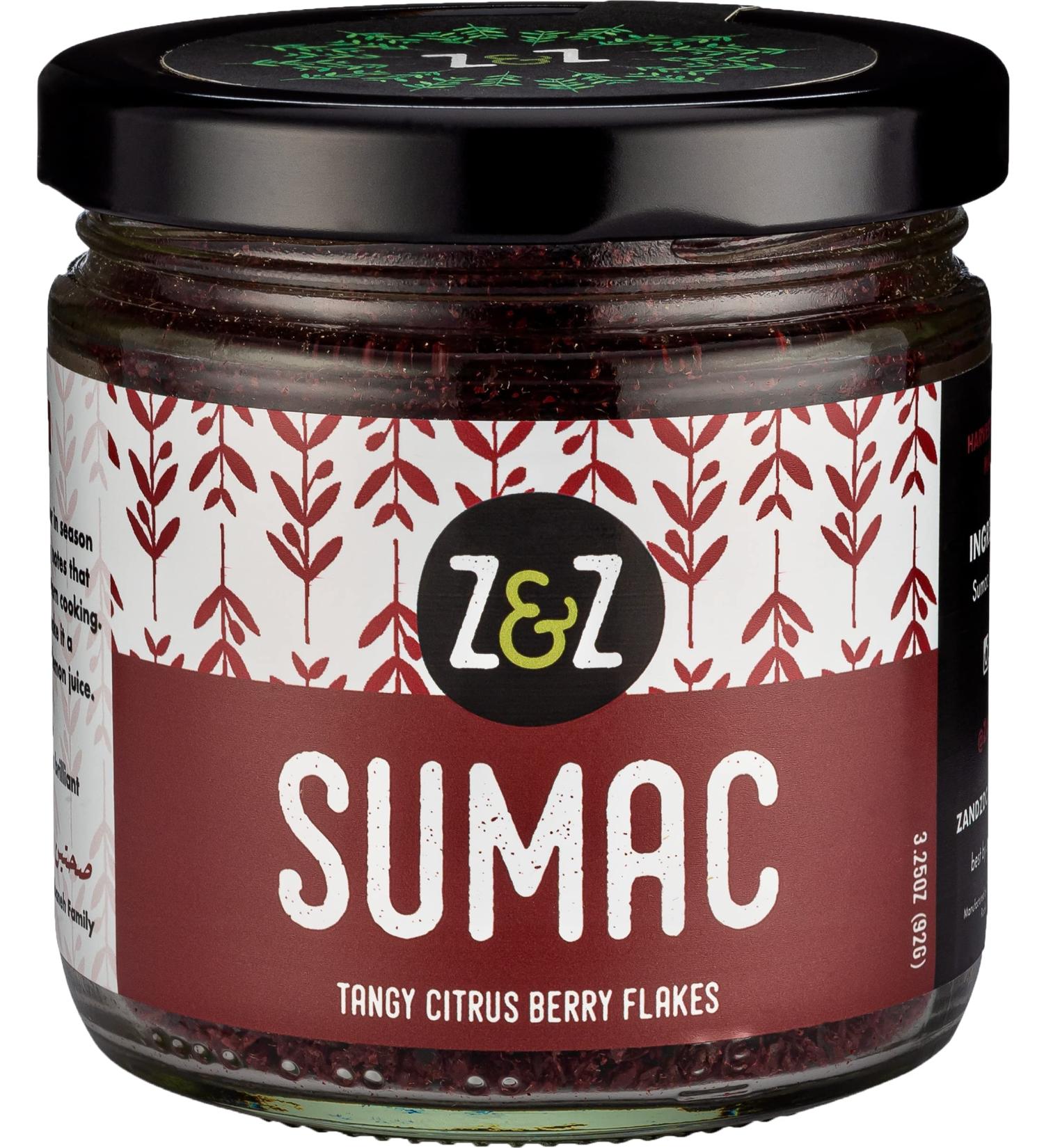Z&Z Sumac 3.25oz - Authentic Middle Eastern Tangy Spice - Buy Online on GoSupps.com