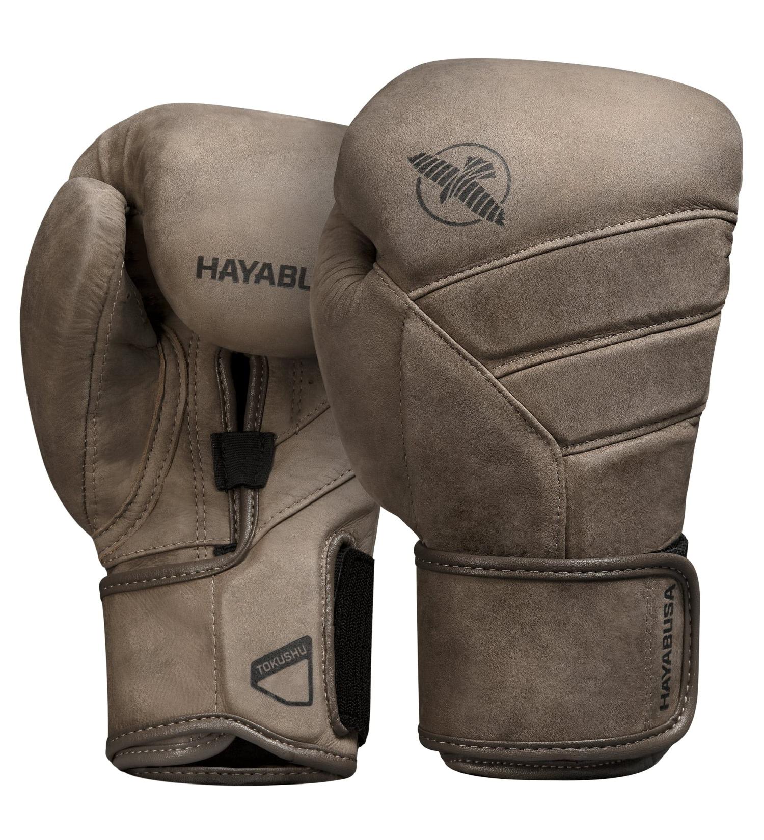 Hayabusa T3 LX Leather Boxing Gloves - 16oz Brown - Men and Women Training Sparring Heavy Bag Mitt Work - Buy Online on GoSupps.com