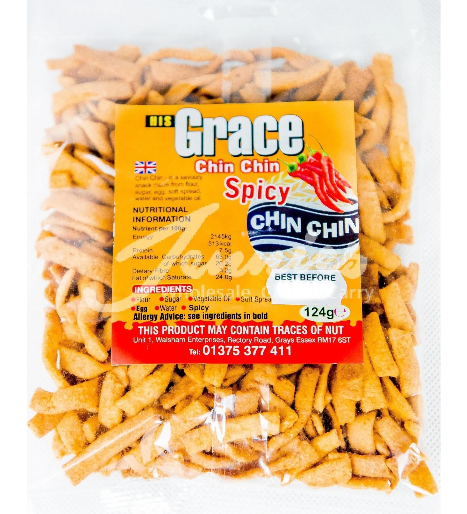 His Grace Chin Chin 62g Box of 12-Fd