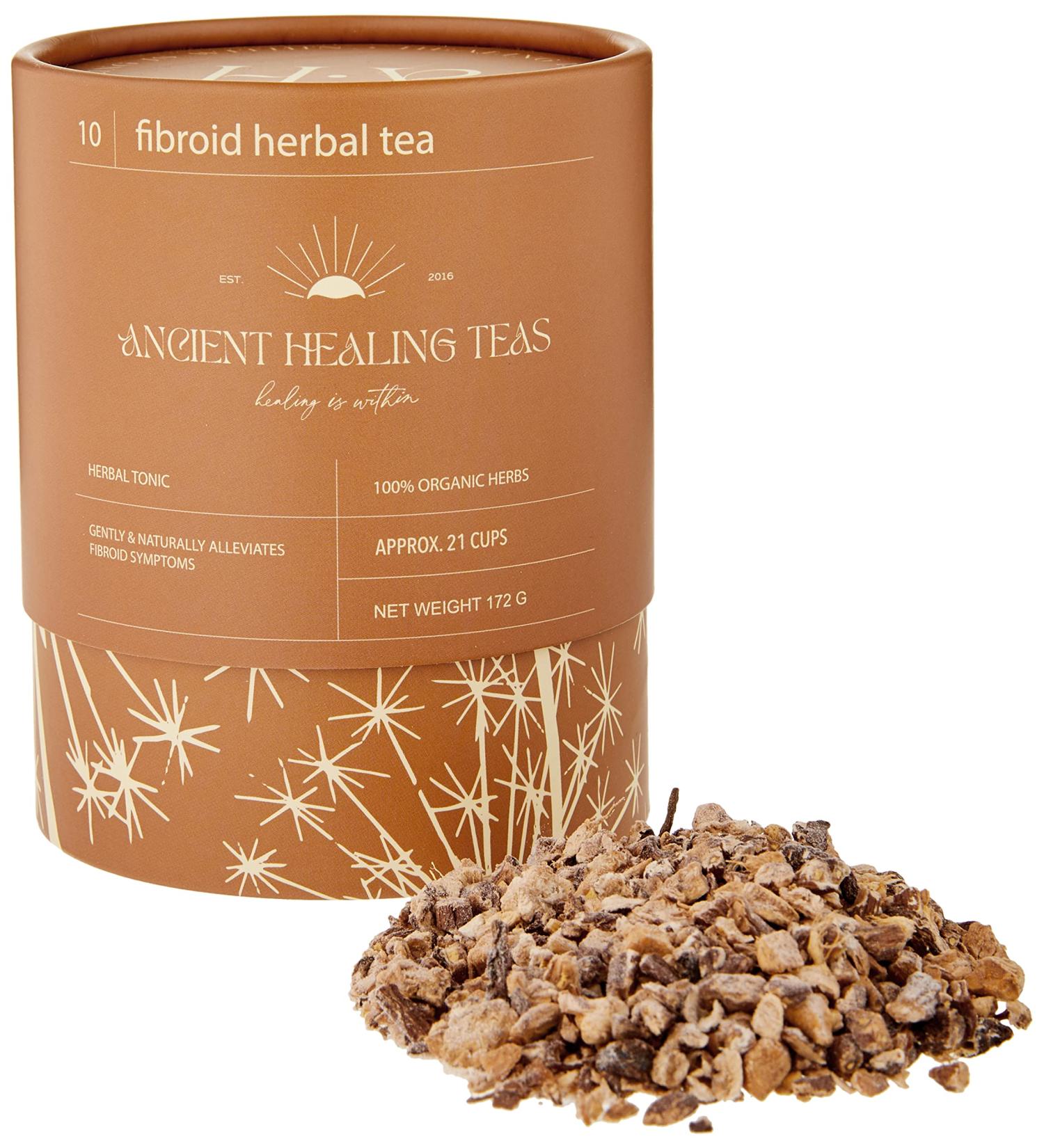 Ancient Healing Teas | Fibroid Herbal Tea | Supports Healthy Womb & Hormonal Balance - Buy Online on GoSupps.com