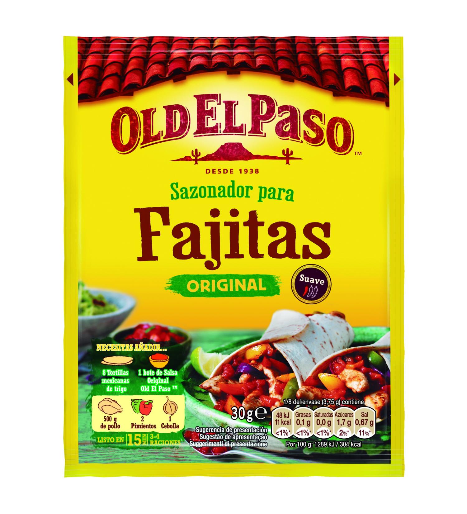 Old El Paso Old El Paso - Fajita Seasoning Packet 30g - Pack of 12