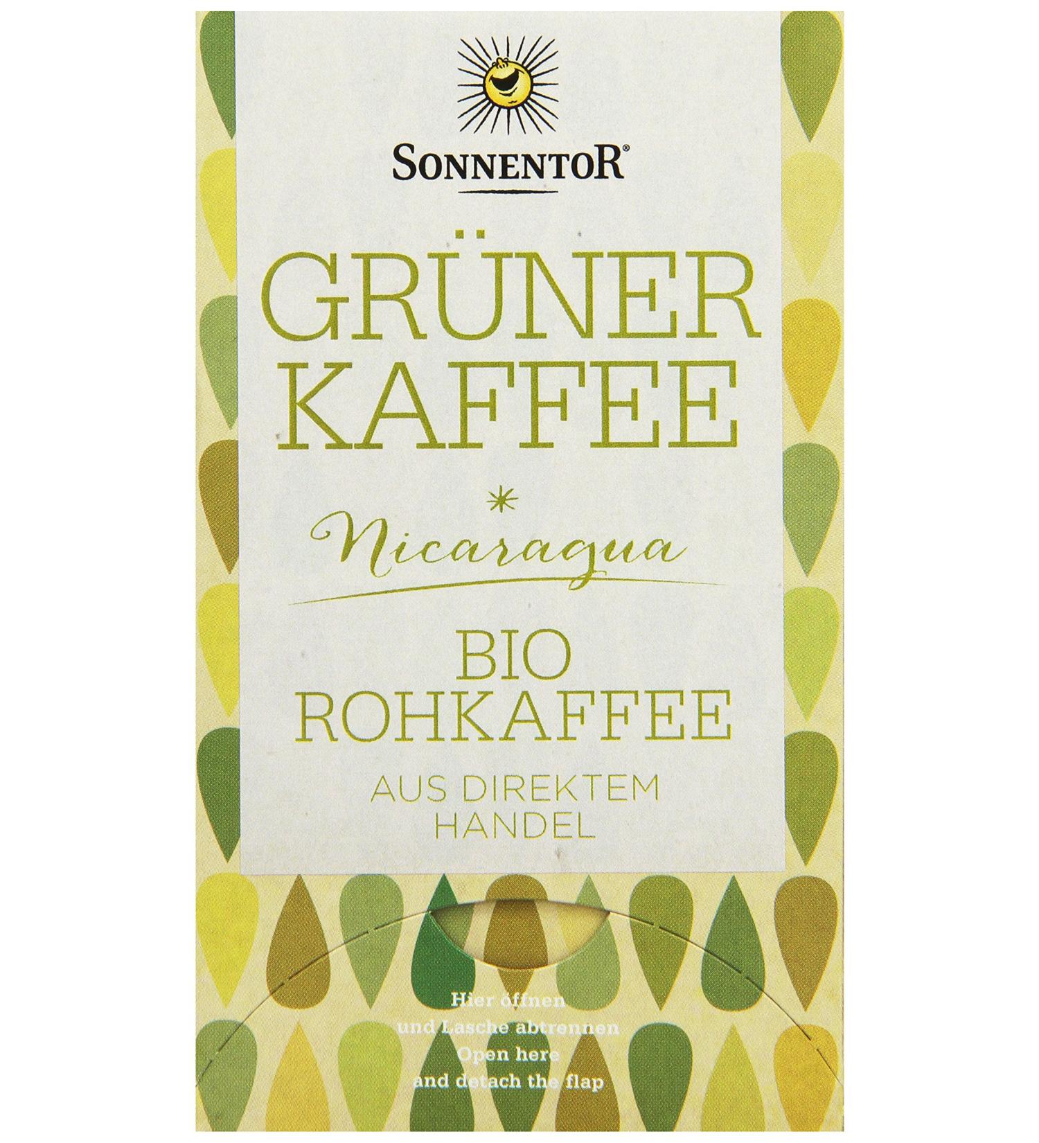 Sonnentor Organic Green Coffee | Double Chamber Bag - 54g | International Shipping Available - Buy Online on GoSupps.com