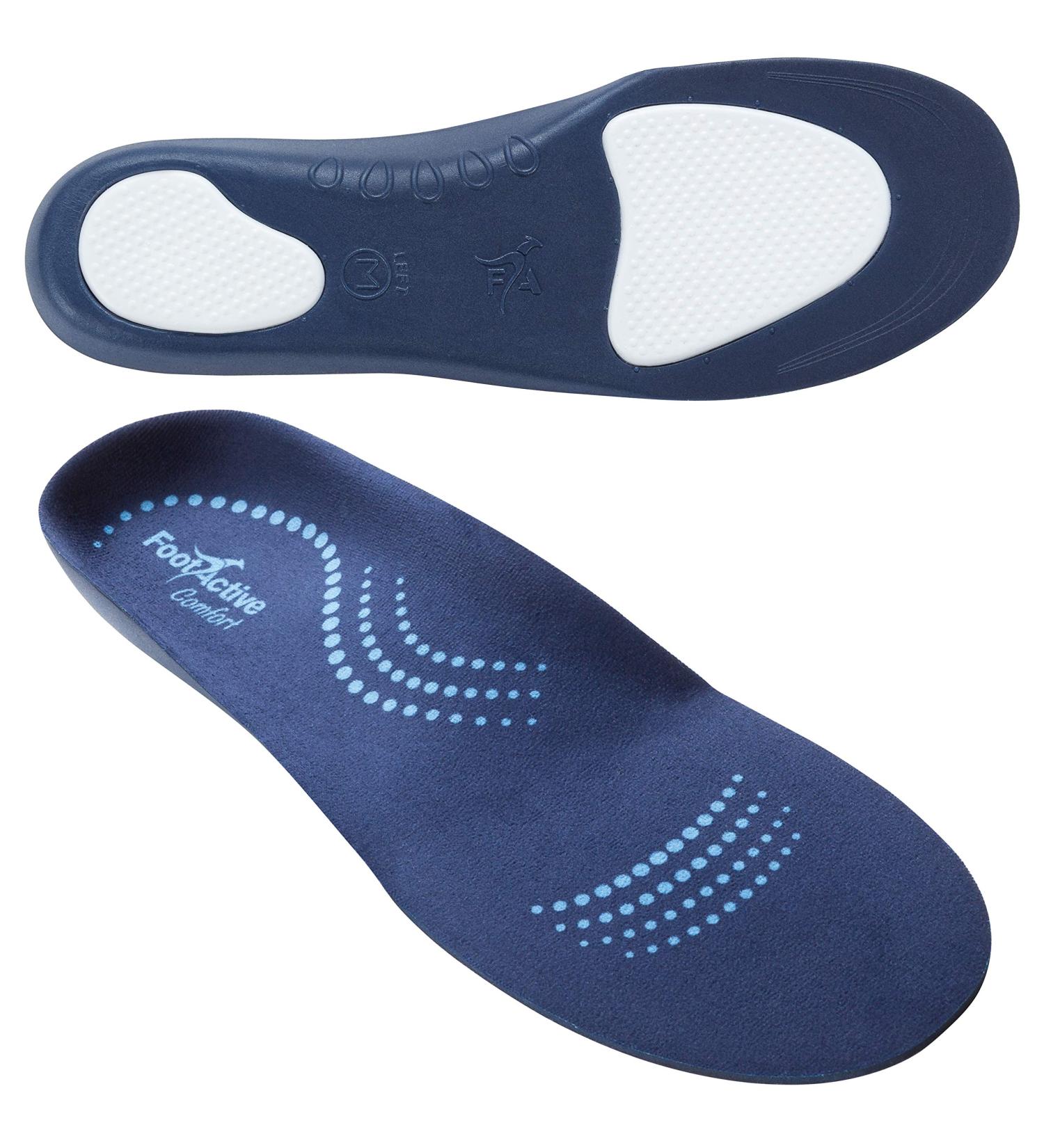 FootActive Comfort Insoles - Size M (UK 7-8.5) for Men and Women - Buy Online on GoSupps.com
