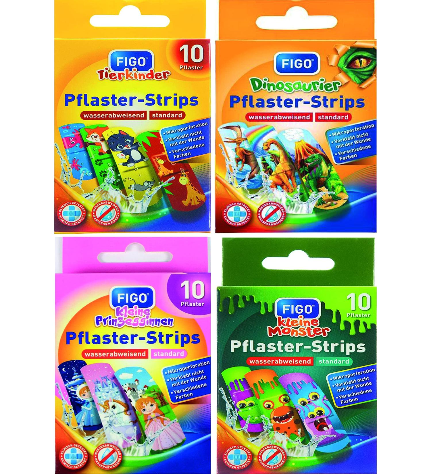 Buy Mountain Man Children's Plaster Strips - 40 Pack Water-Repellent & Skin-Friendly Colorful Designs for Boys & Girls - Clinically Tested - Buy Online on GoSupps.com