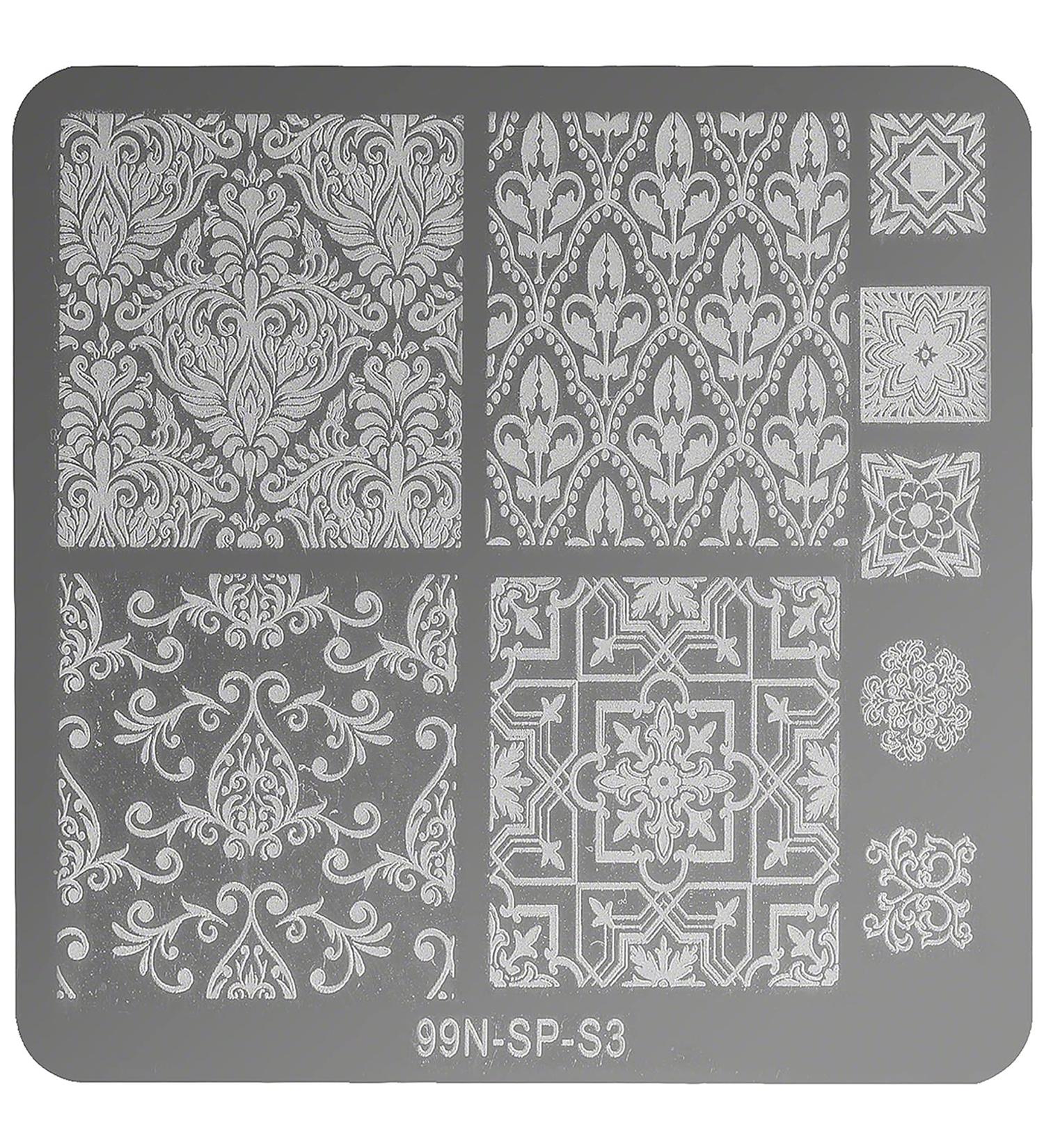 99Nails Stamping Plate Square - Connect | Premium Nail Art Tools for International Shipping - Buy Online on GoSupps.com