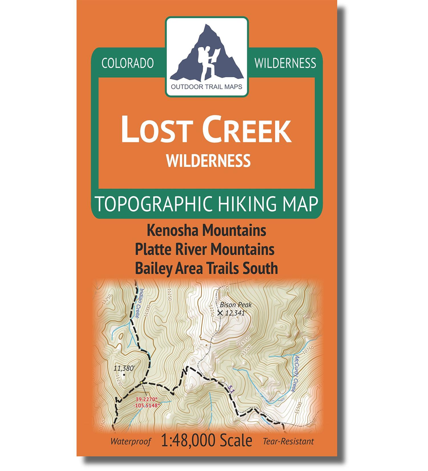 Lost Creek Wilderness Topographic Hiking Map - Outdoor Trail Maps LLC, Colorado 2018 - Buy Online on GoSupps.com