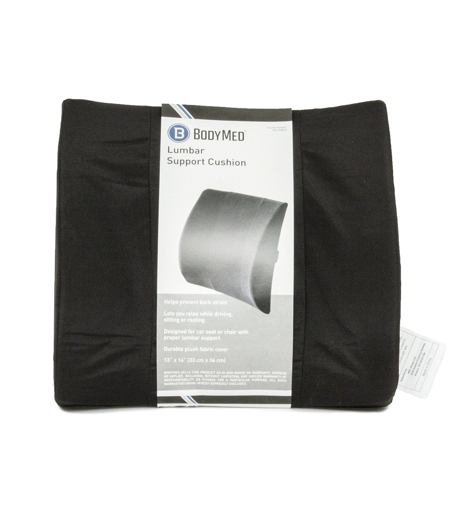 Buy BodyMed Lumbar Support Cushion - Premium Lower Back Support for Home Office & Travel - Durable Adjustable & Lightweight - Buy Online on GoSupps.com