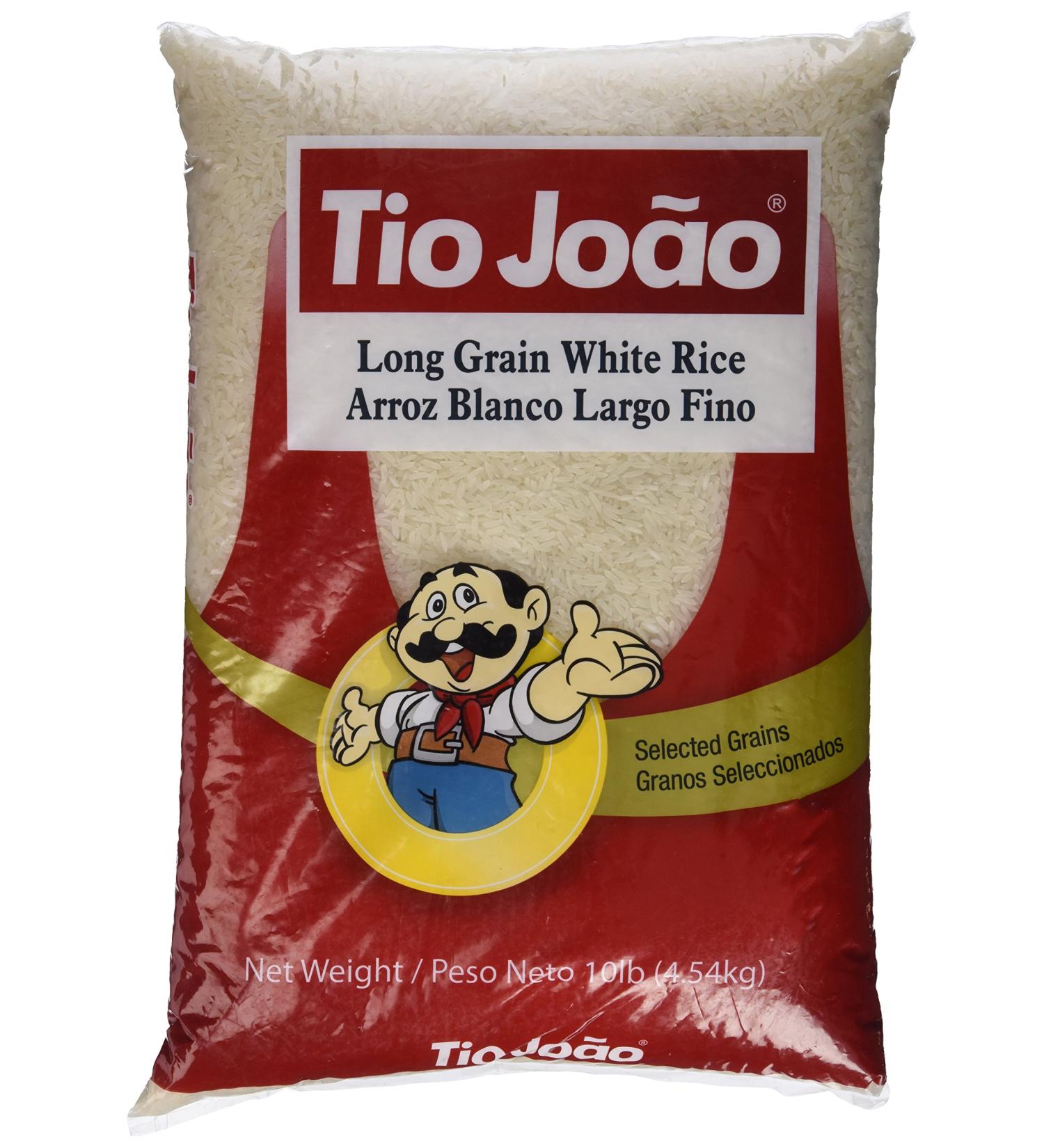 Tio Joao Long Grain White Rice 10 lbs || Arroz Tio Joao 4.54kg