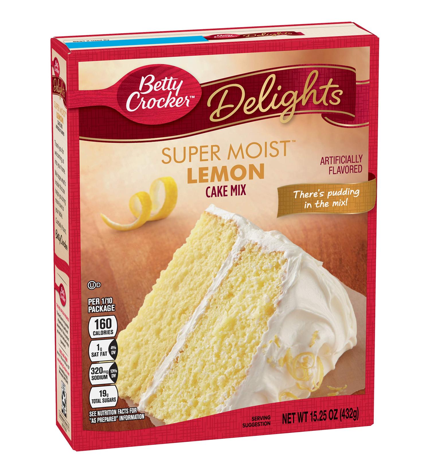 Betty Crocker Super Moist Lemon Cake Mix (432g) - Pack of 1 - Buy Online on GoSupps.com