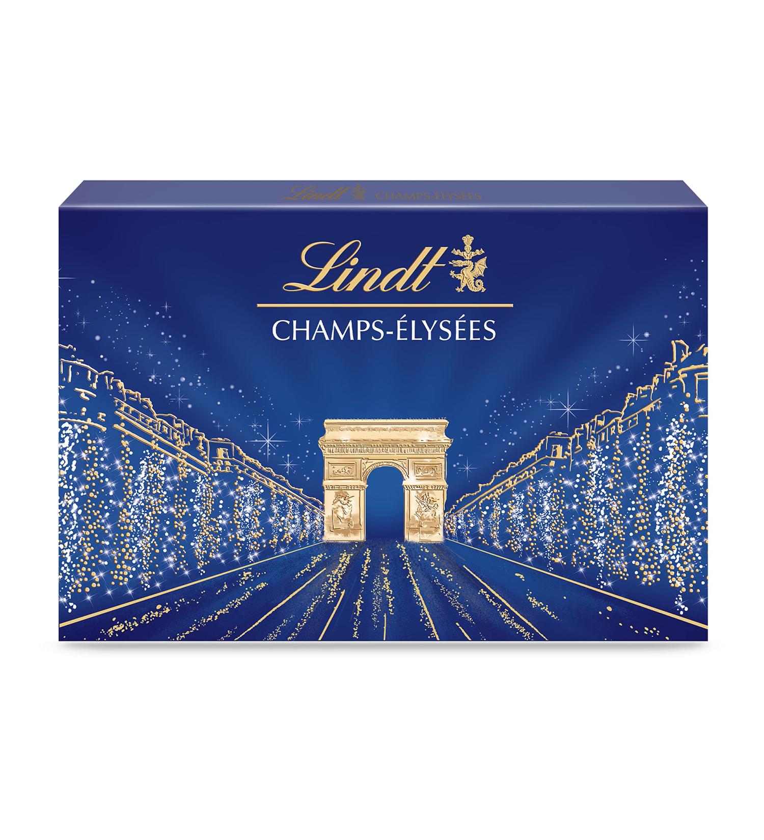 Lindt - CHAMPS-ELYSEES Box - Assortment of Milk Dark and White Chocolates 182g - Buy Online on GoSupps.com