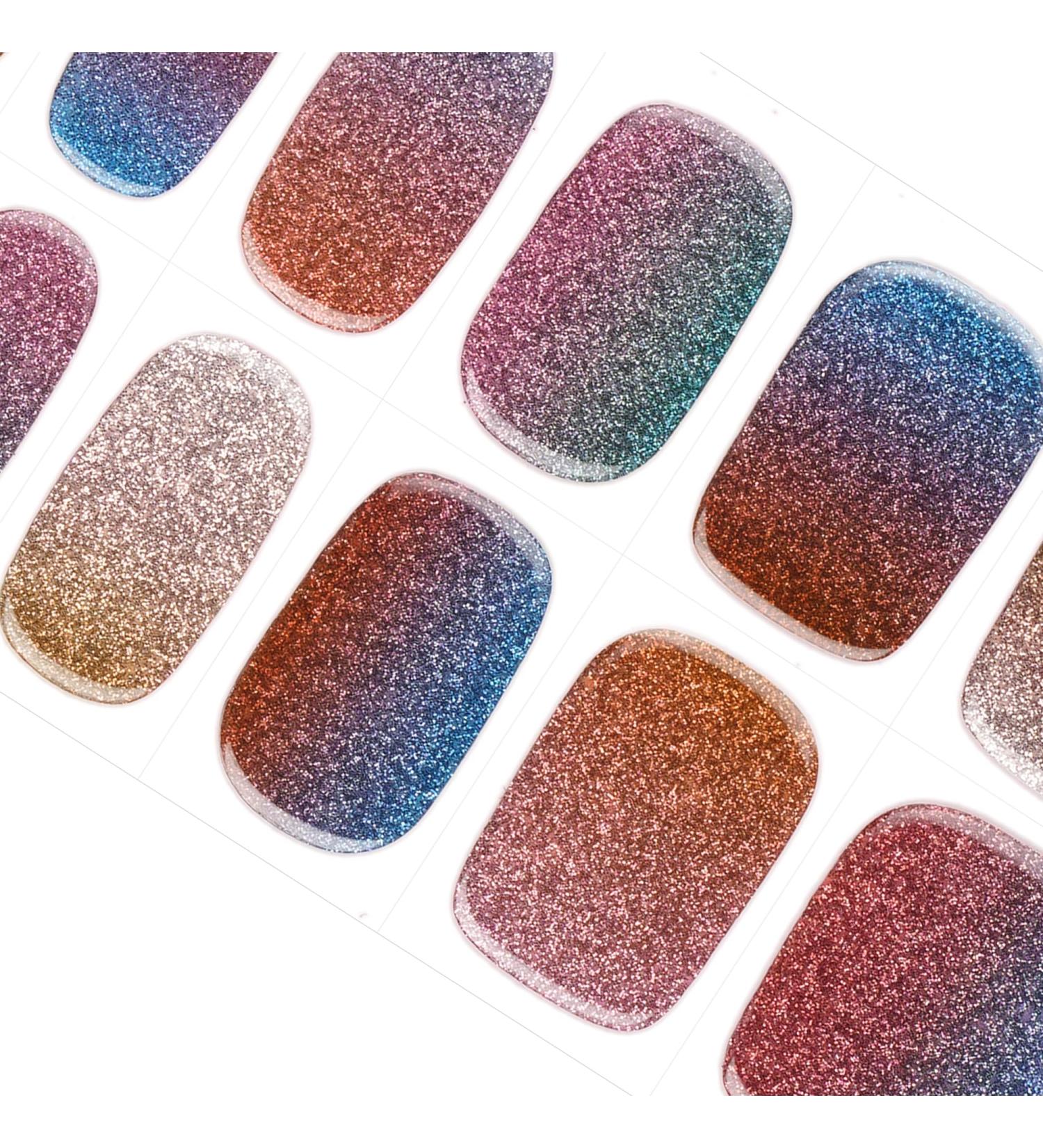 Danni & Toni Twilight Gel Nail Foils - Colorful UV Self-Adhesive Nail Stickers Design (28 Count) - Buy Online on GoSupps.com