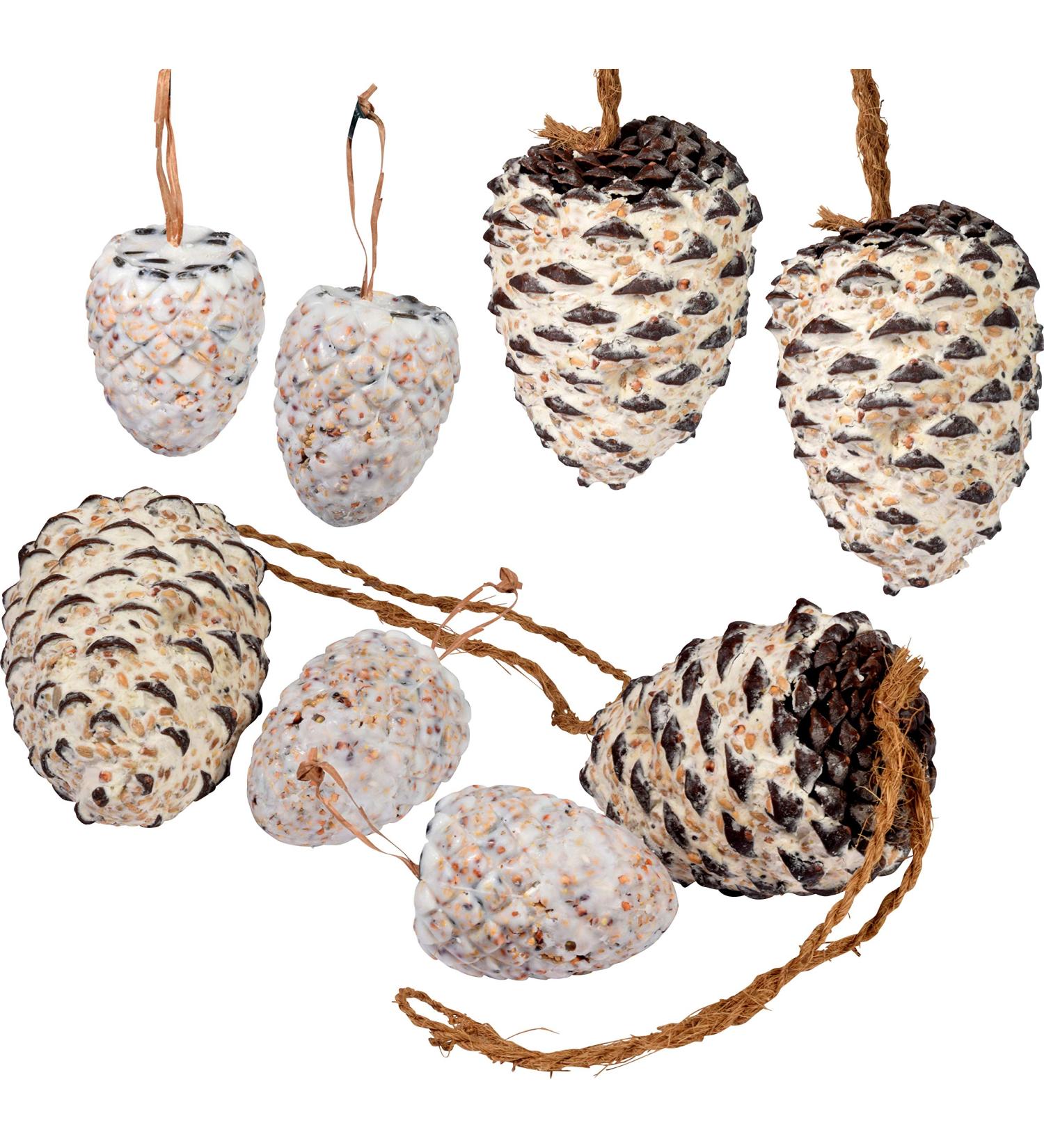 Buy DoBar 24104e Premium Bird Feed Mix | High-Quality Fat-Filled Pine Pins for Wild Birds - All-Year Garden Feed - 8 Large Packs - Buy Online on GoSupps.com